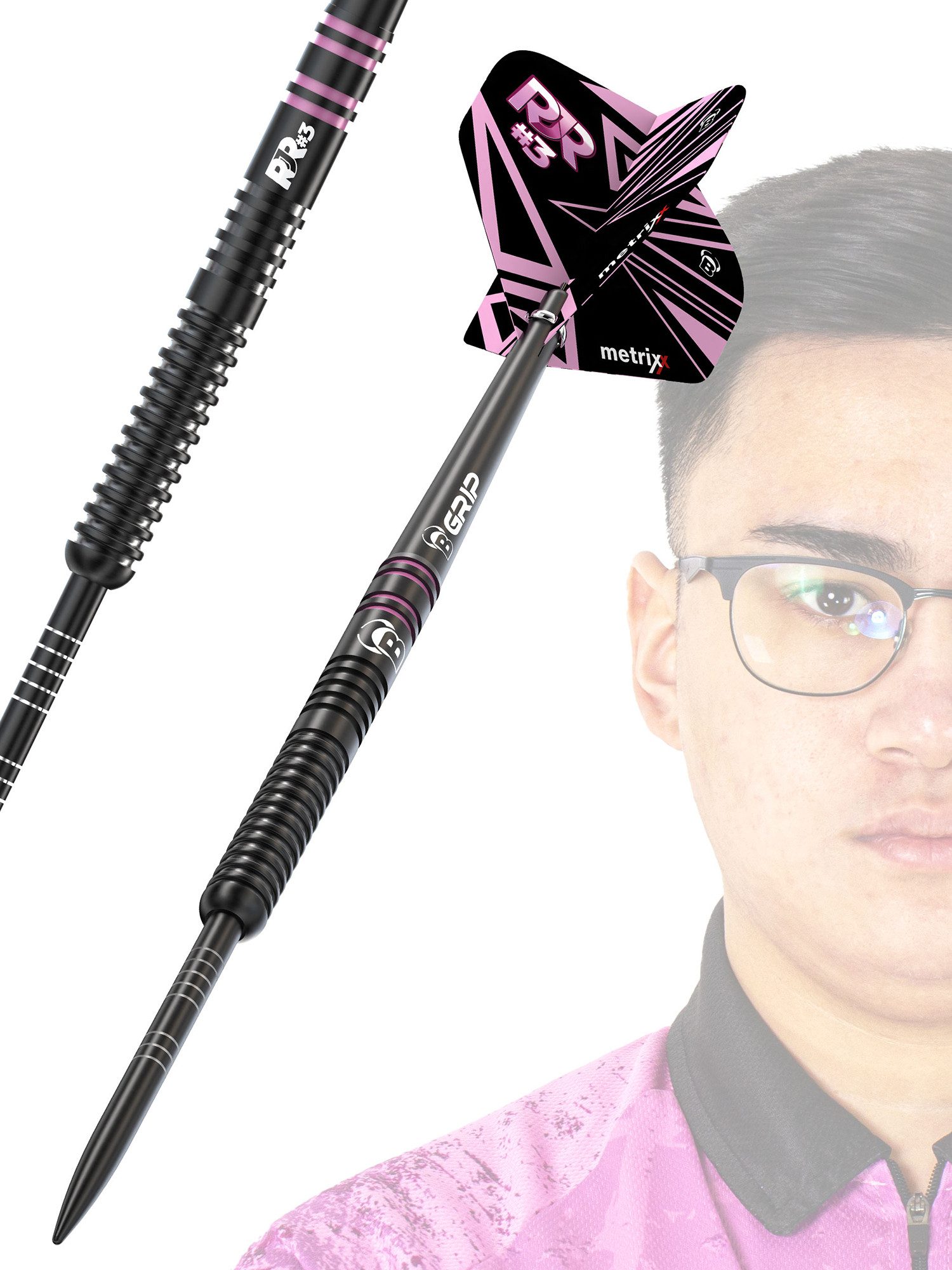 BULL'S Dartpfeil Rusty Jake Rodriguez Dartpfeile Darts-Set Profi, unisex neutral