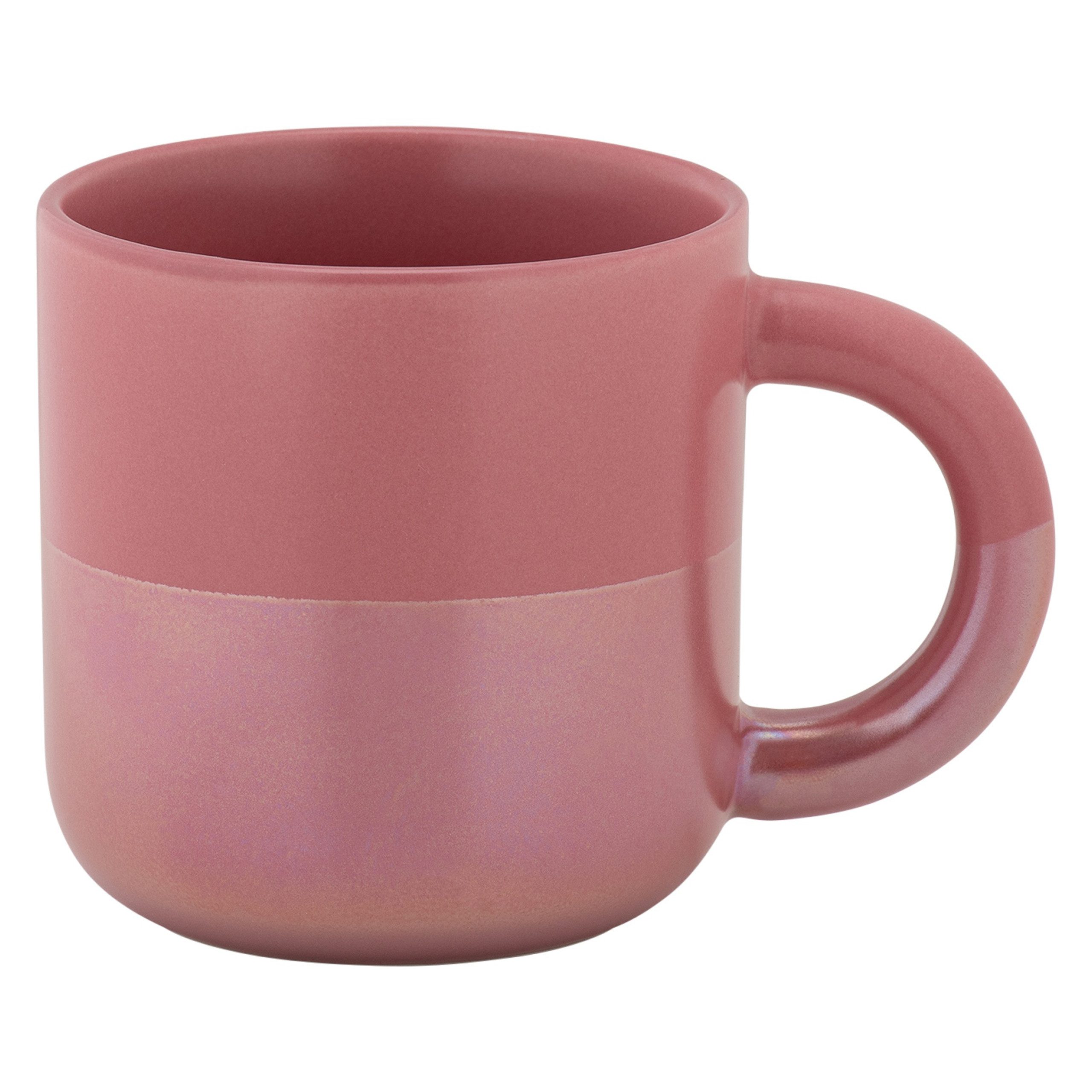 Maxwell & Williams Tasse Horizon, Porzellan, Spülmaschinengeeignet, Rot, Horizon, H: 9cm