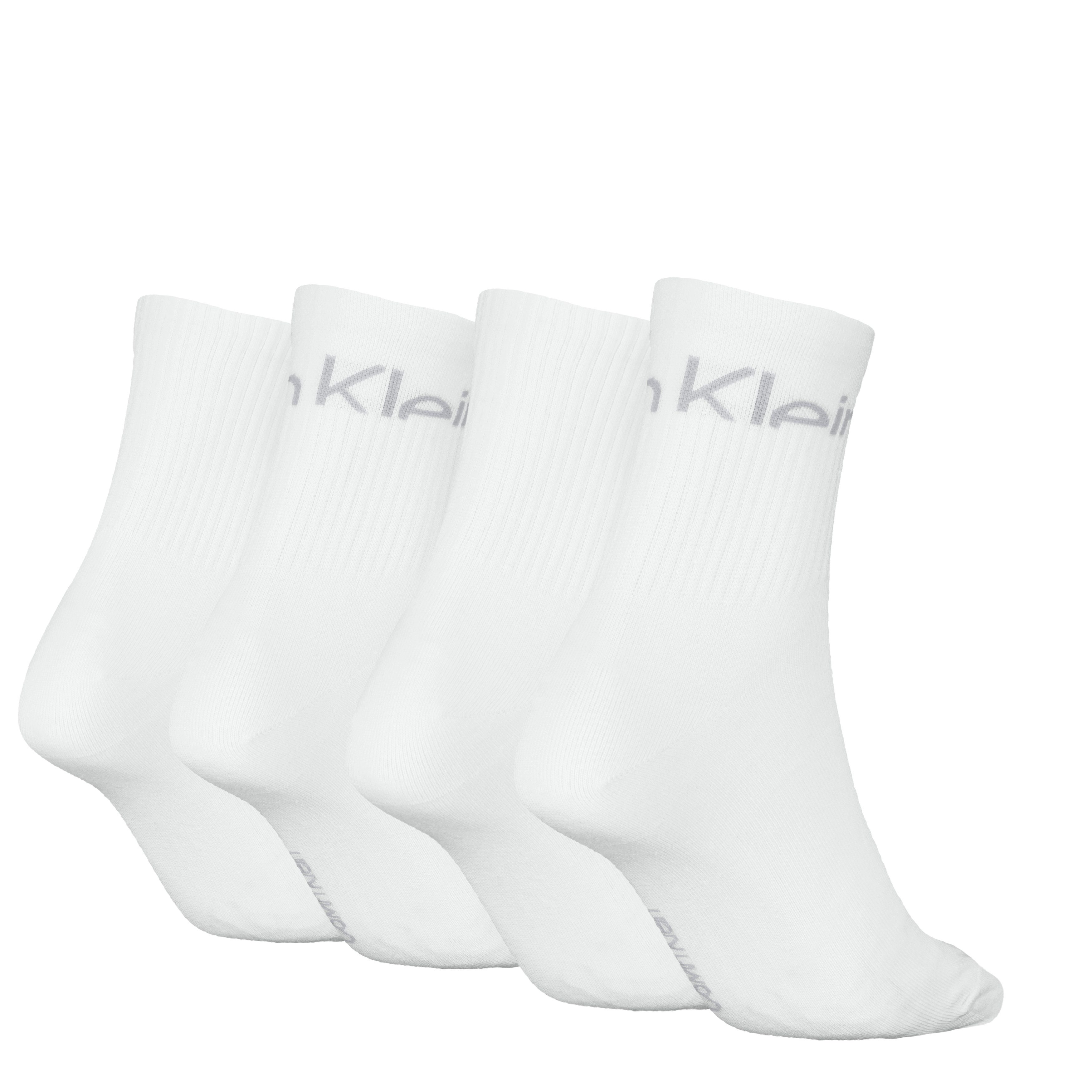 Calvin Klein Jeans Socken CKJ WOMEN SHORT SOCK 4P CUT LOGO ECOM (4er Pack) günstig online kaufen