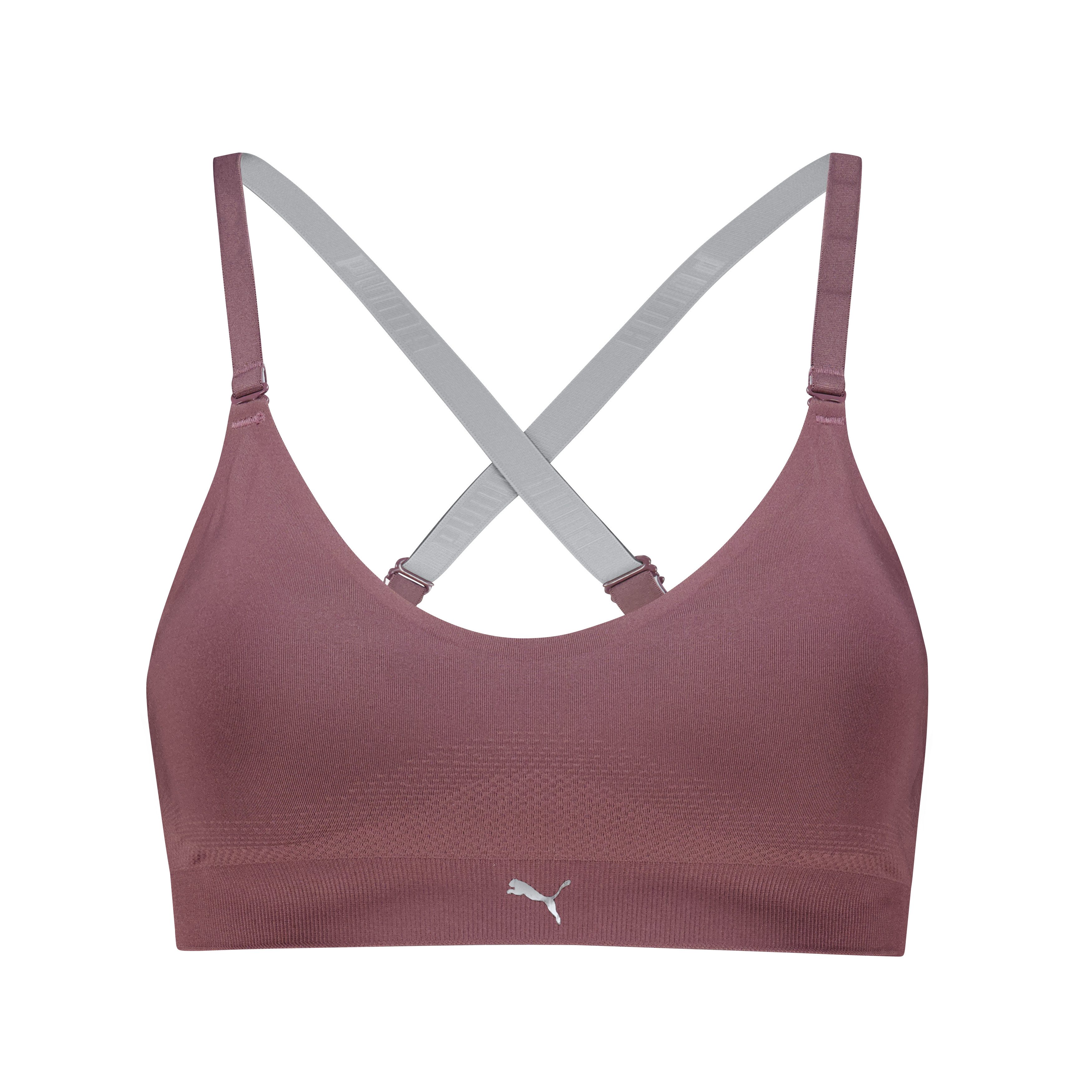 PUMA Sport-Bustier PUMA WOMEN 3D KNIT SPORT TRIANGLE TOP 1P wendbare und verstellbare Träger für einen personalisierten Look