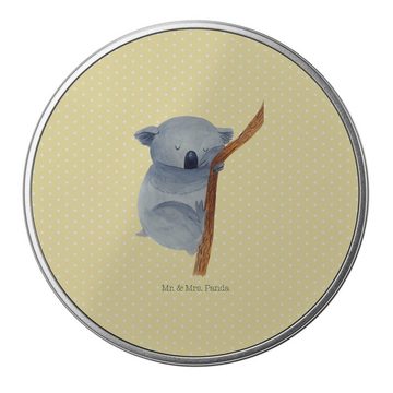 Mr. & Mrs. Panda Aufbewahrungsdose Koalabär - Gelb Pastell - Geschenk, Gute Laune, Schlafzimmer, Dose, M (1 St), Einzigartiges Design