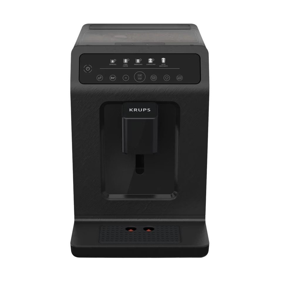 Krups Kaffeevollautomat EA8968, Milchsystem 2 Tassen Bohnen 2.3L Schwarz