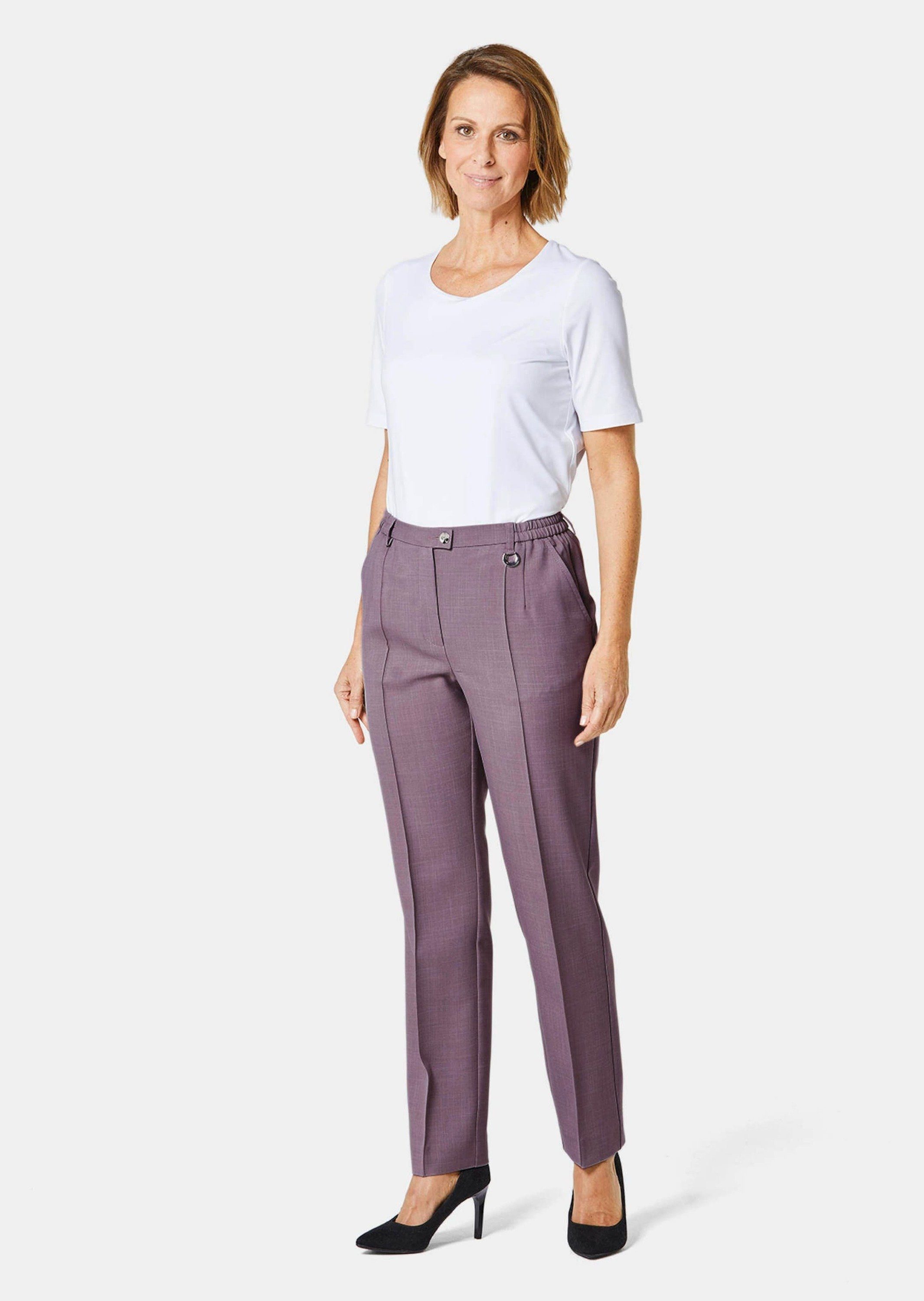 GOLDNER Stoffhose Knitterarme Hose Anna mit günstig online kaufen