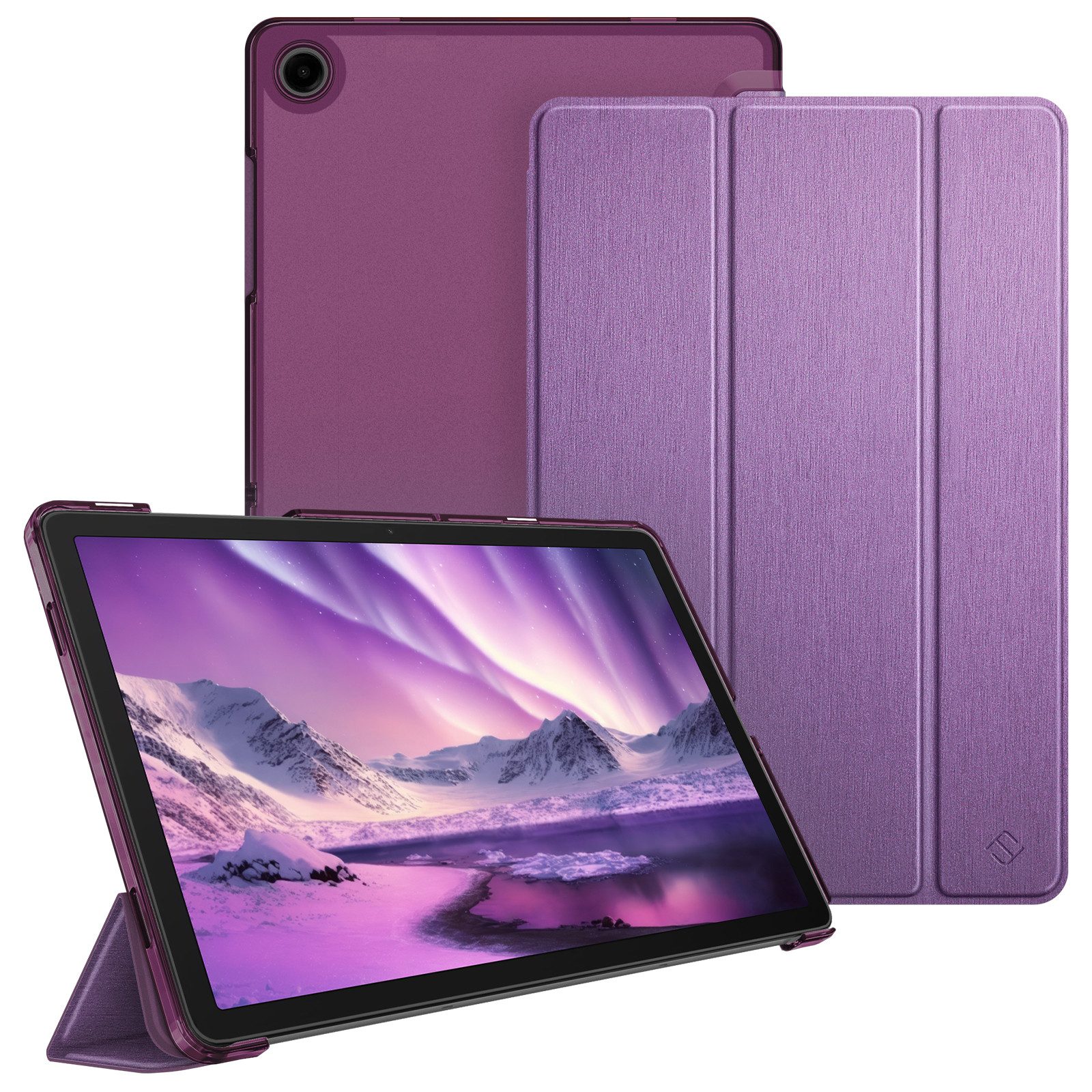 Fintie Tablet-Hülle für Samsung Galaxy Tab A11+ Plus 11" 2025 / Tab A9+ Plus 11 Zoll 2023 11 Zoll, Ultradünn Schutzhülle mit Translucent Rückseite in Matt-Optik Cover