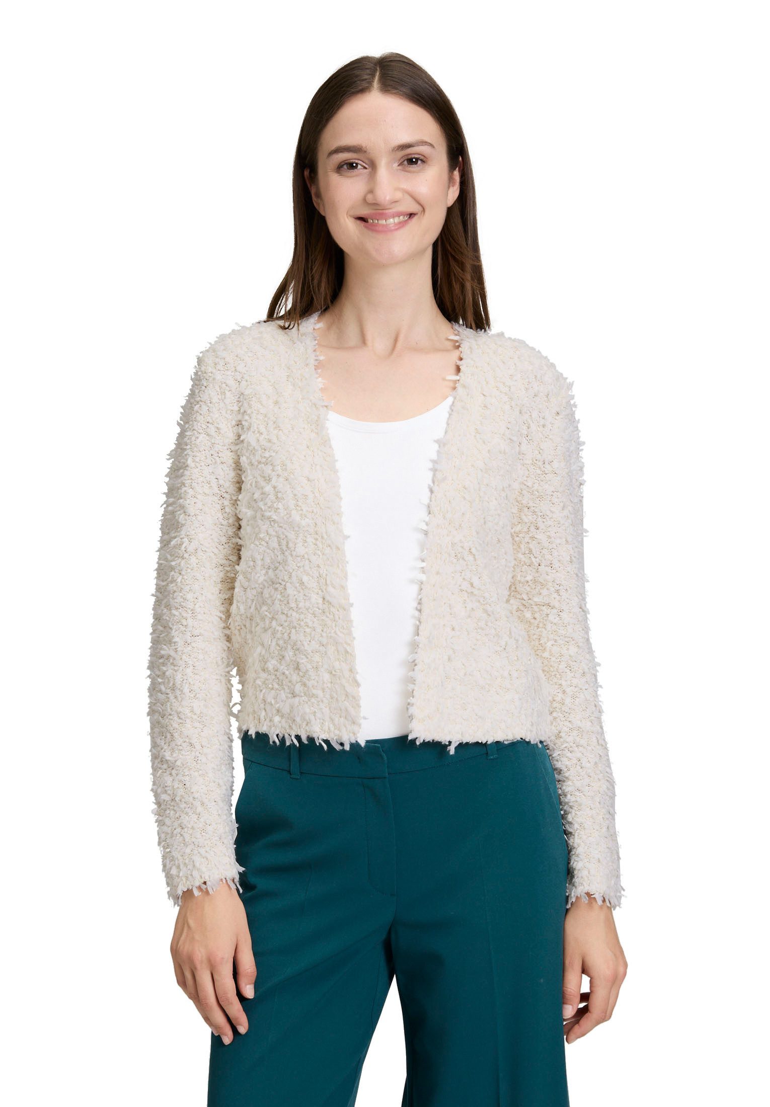 Betty&Co Strickjacke Damen Strick-Cardigan ohne Verschluss (1-tlg) günstig online kaufen