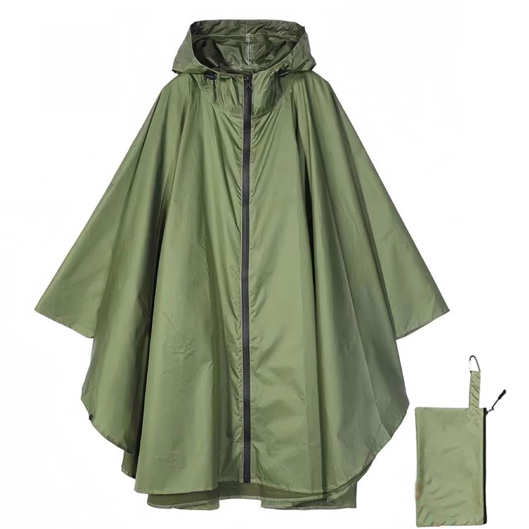 Mutig Regenmantel Wiederverwendbar Regenponcho,Unisex Regencape, Wasserdich günstig online kaufen
