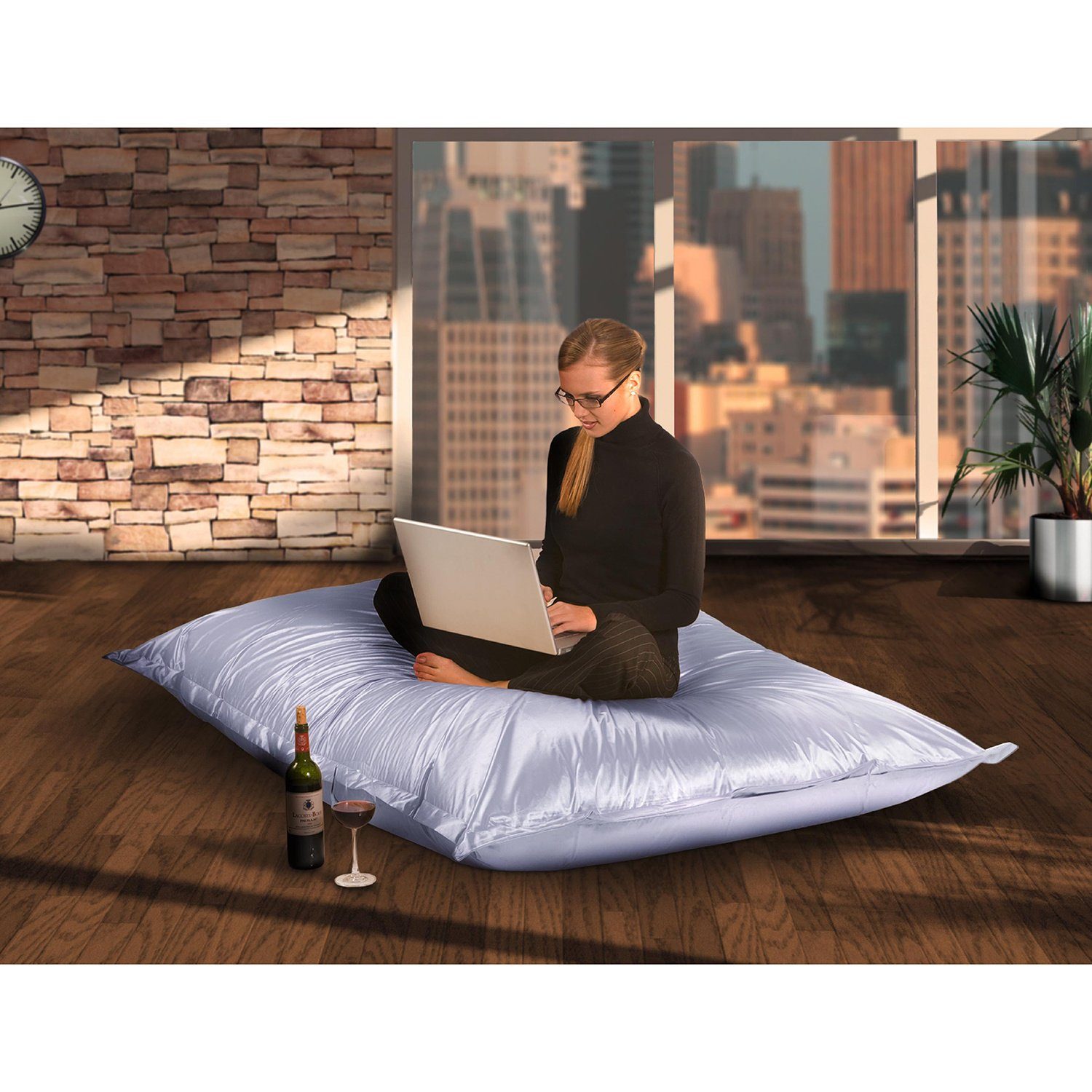 Smoothy Sitzsack SMOOTHY Sitzsack Metallic Edition – Sitzsack Premium mit EPS Füllung