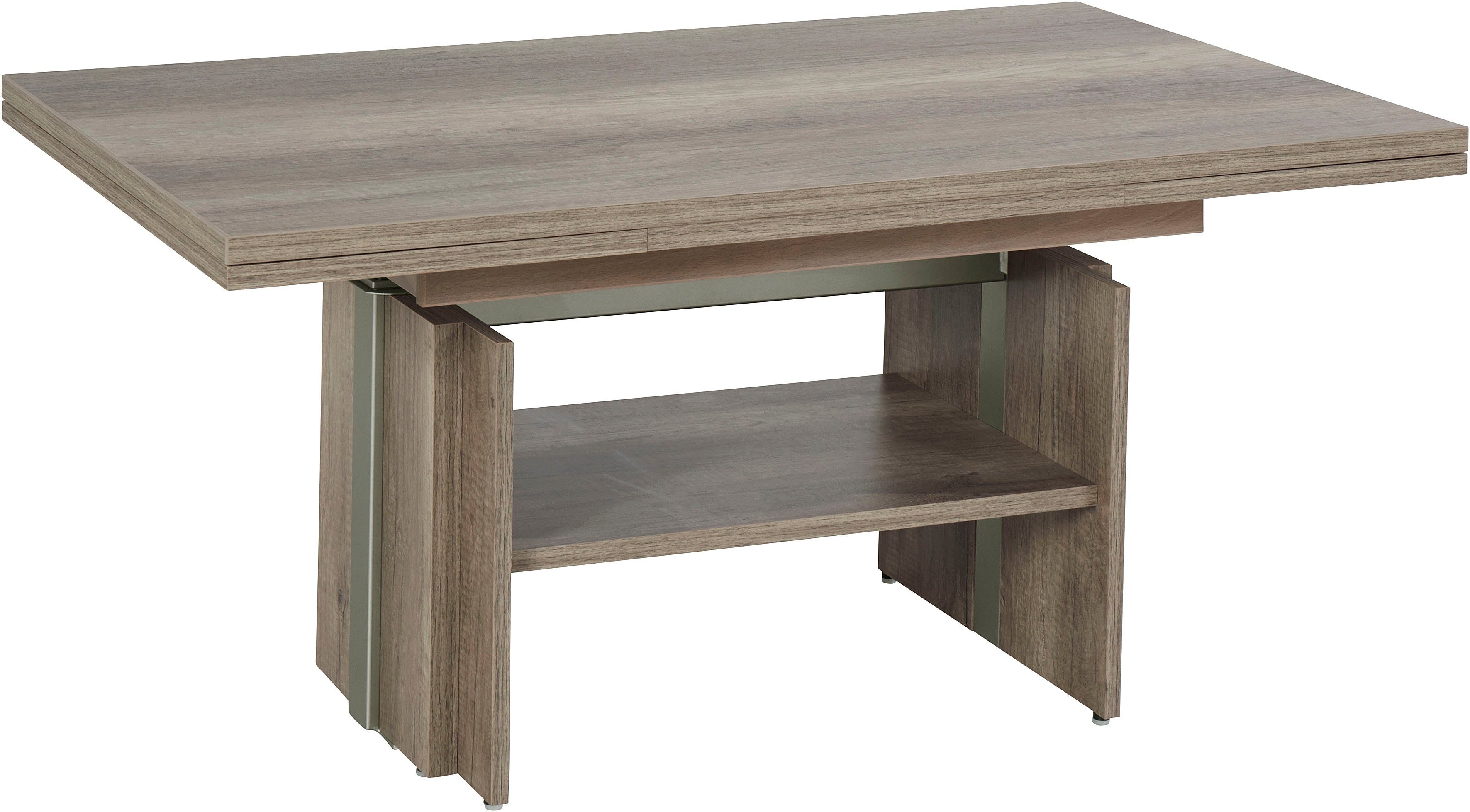 HELA Couchtisch Funktionscouchtisch Henner, höhenverstellbar und ausziehbar günstig online kaufen