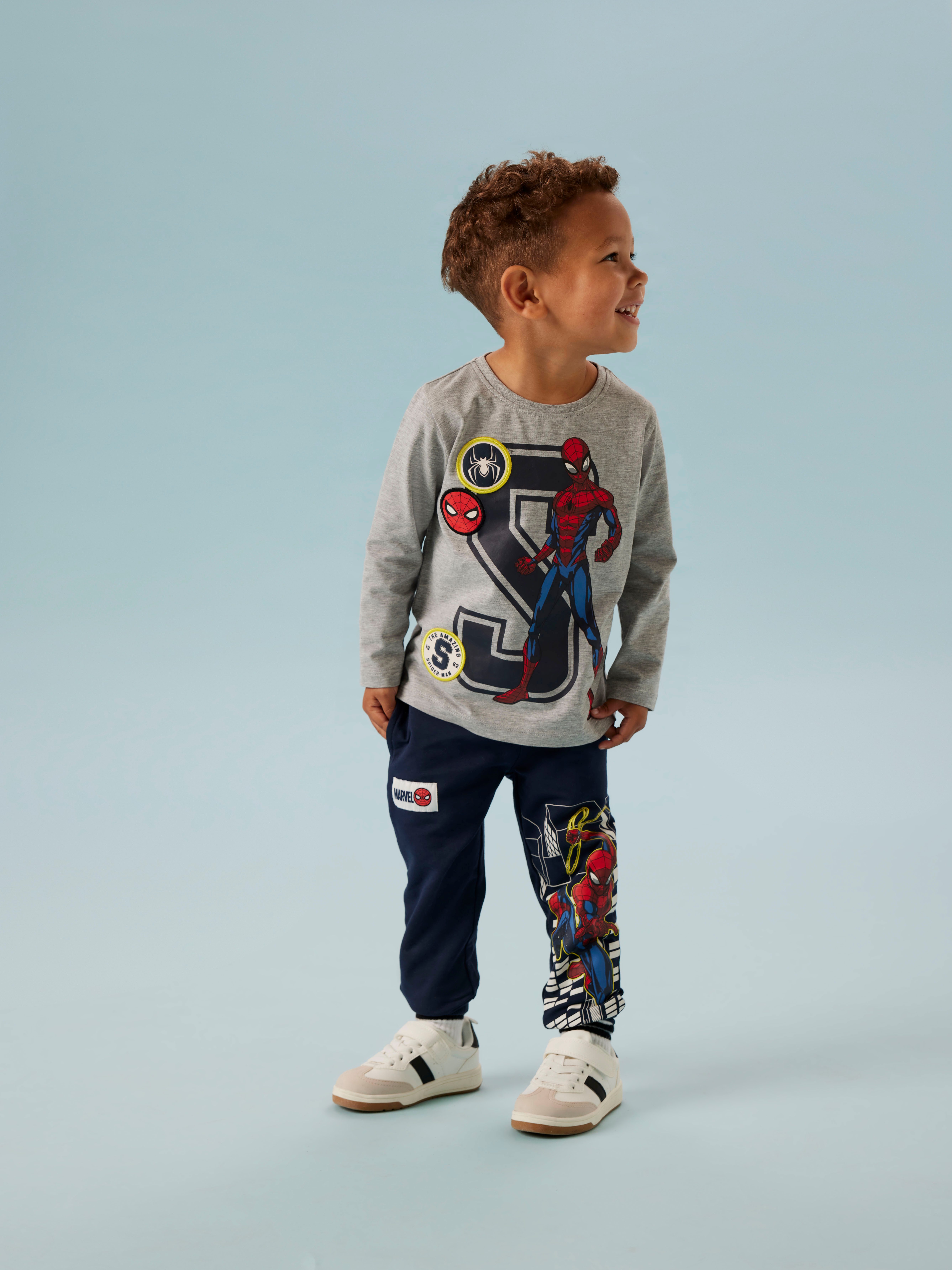 Name It T-Shirt NMMDEEP SPIDER LS NREG TOP BOX NOOS MAR