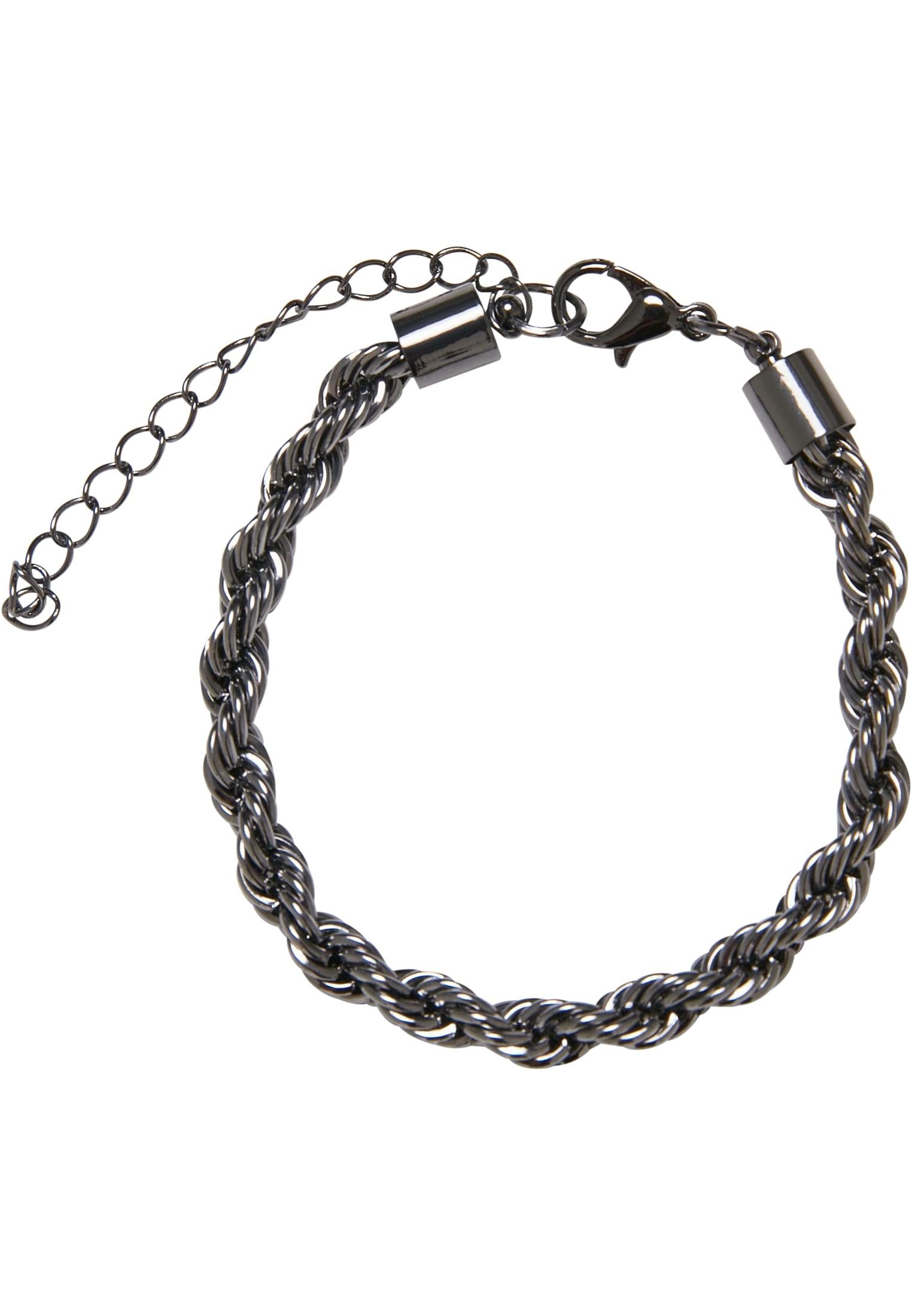 URBAN CLASSICS Schmuckset Accessoires Charon Intertwine Bracelet gunmetal And Set (1-tlg) Necklace