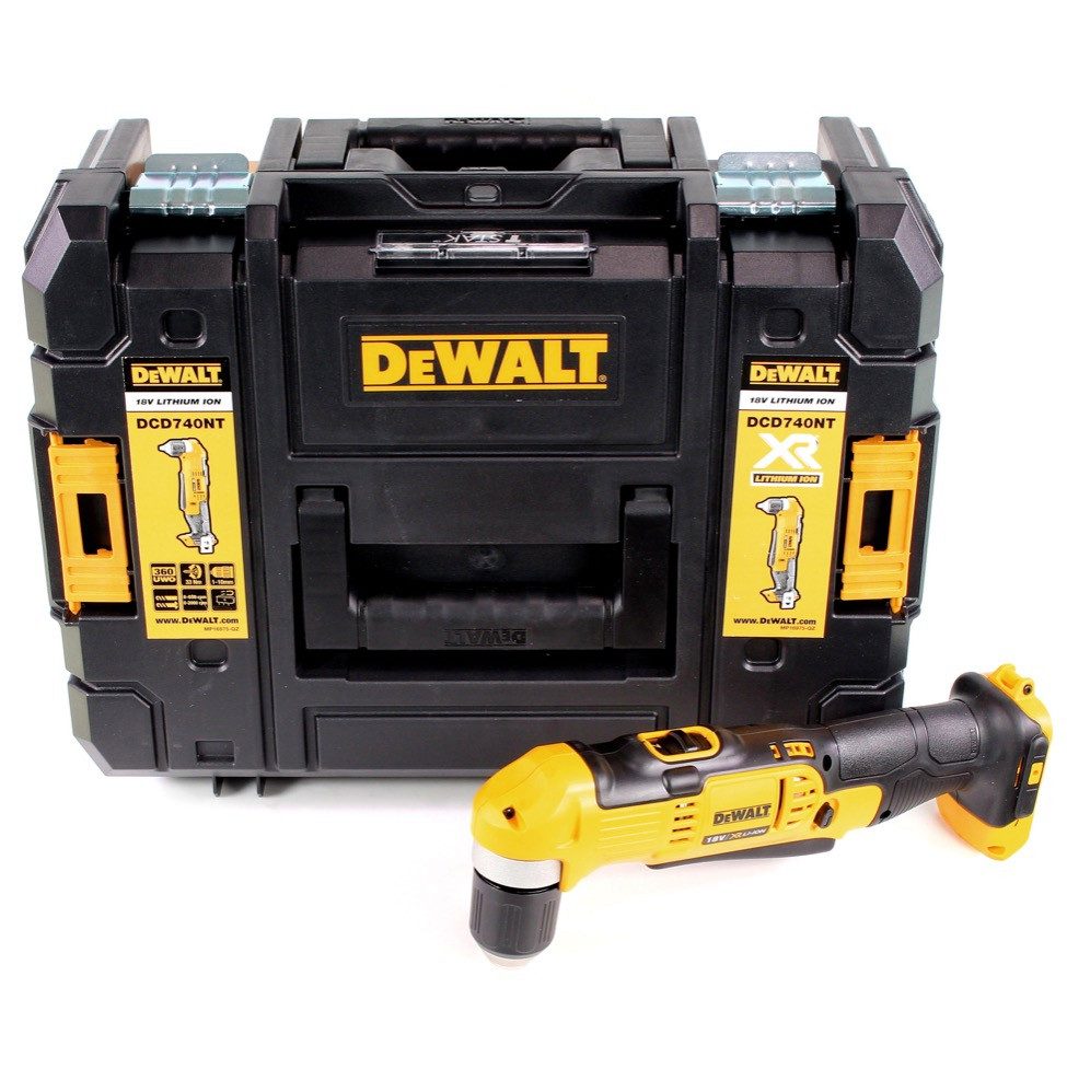 DeWalt Akku-Winkelbohrmaschine DCD 740 NT Akku Winkelbohrmaschine 18V 33Nm Solo im TSTAK