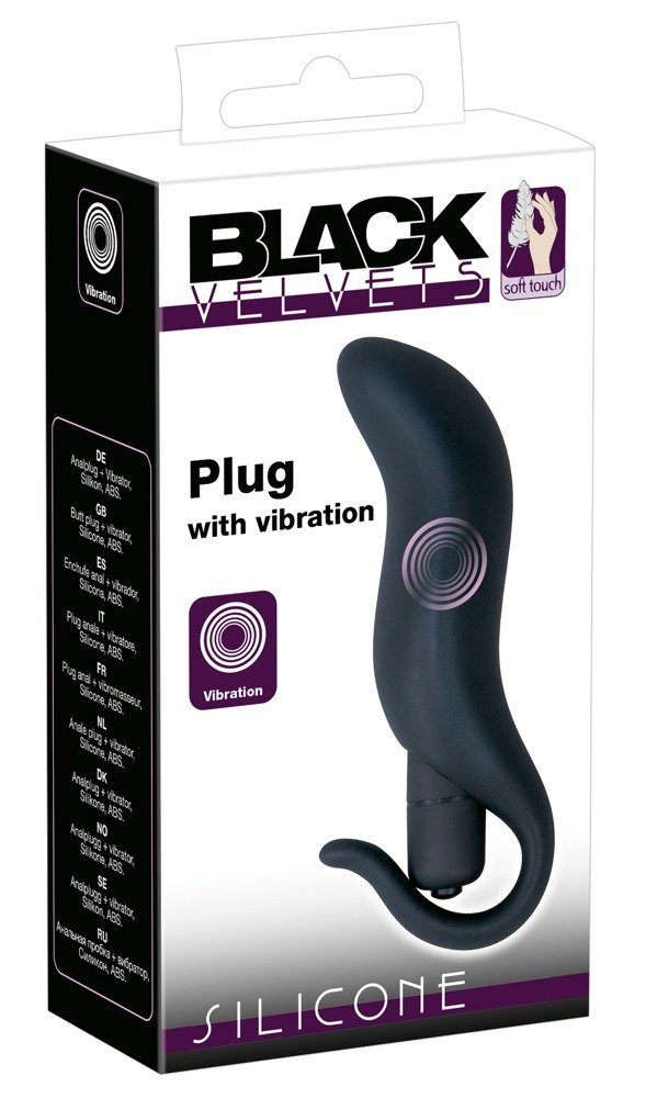 BLACK VELVETS Analvibrator Black Velvets - Plug + Vibration