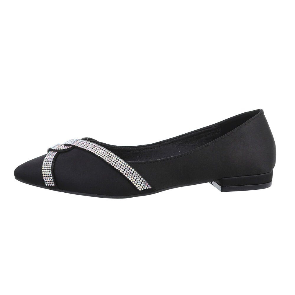 Ital-Design Damen Schlupfschuhe Freizeit Ballerina (82095496) Blockabsatz K günstig online kaufen
