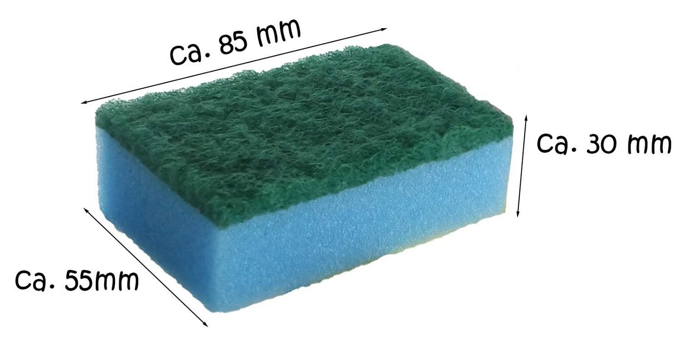 Thumbnail - Jean Products Reinigungsschwamm 10 Stück Schwamm Elina CLEAN 80 x 55 x 23 mm, Küchenschwamm Haushaltsschwamm Topfschwamm...