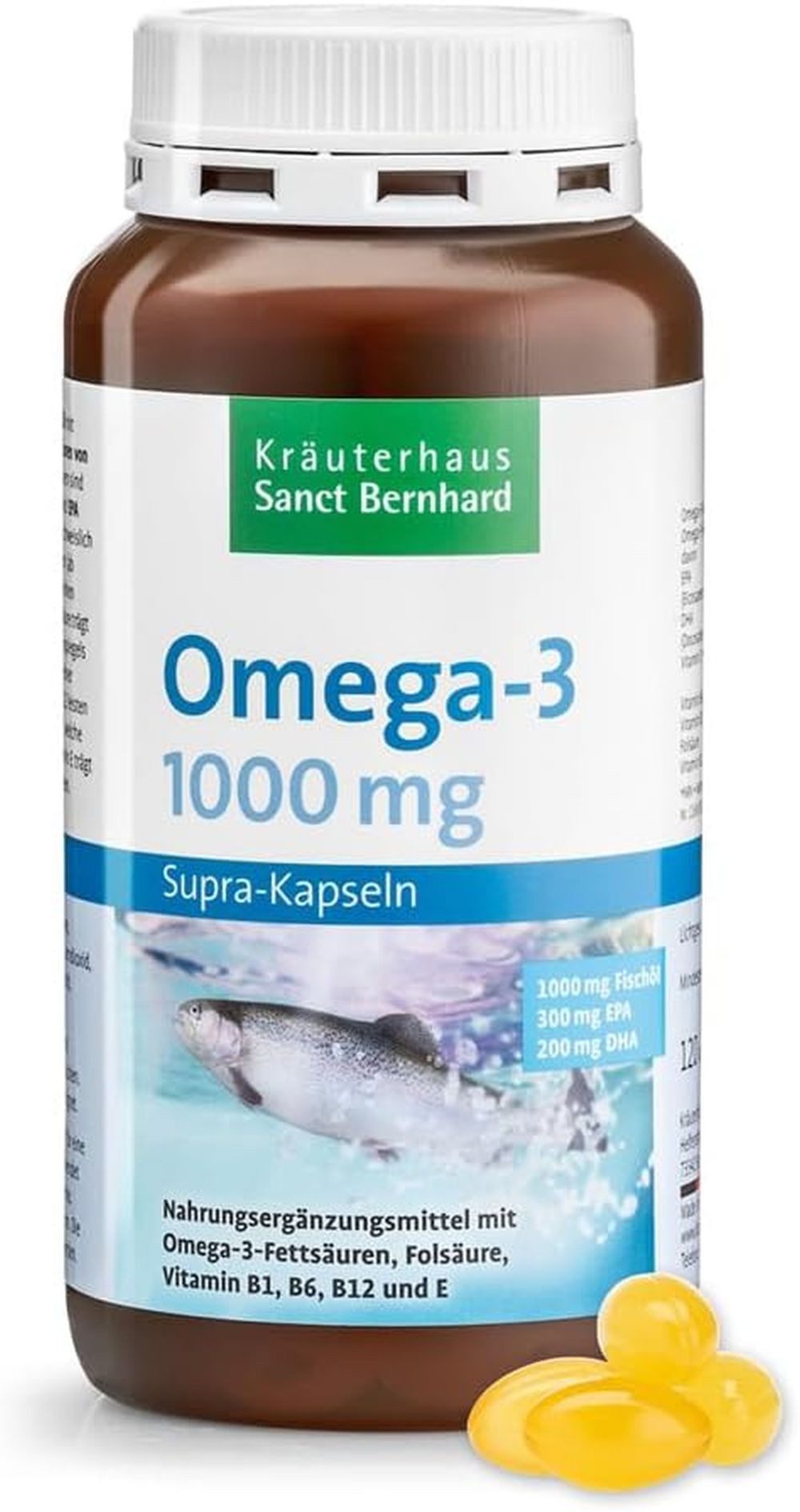 Sanct Bernhard Sanct Bernhard Omega-3 Supra 1000 mg - 120 Kapseln Kapseln