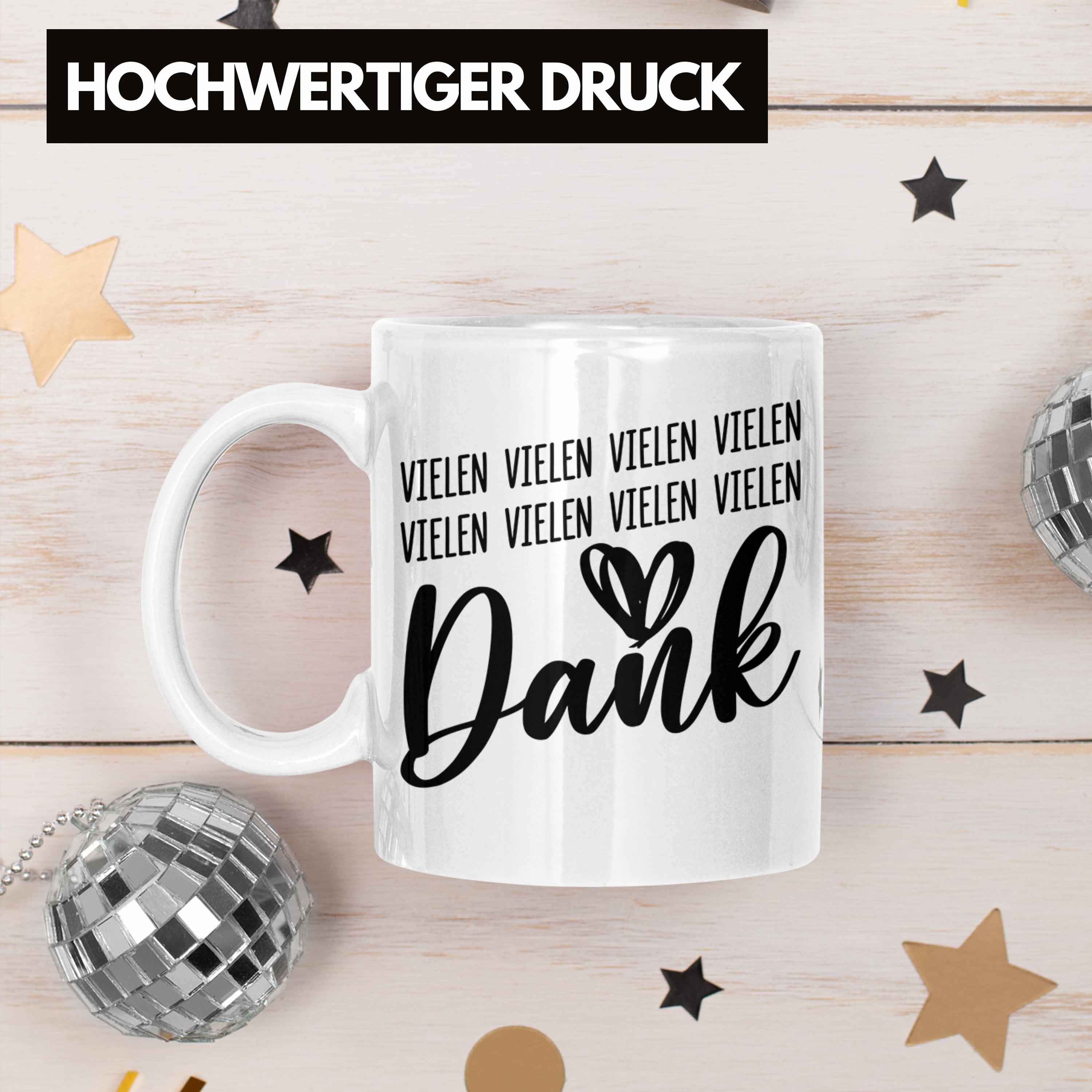 Trendation Tasse Trendation - Dankeschön Geschenke Danke Tasse Kaffeetasse Danke Sagen