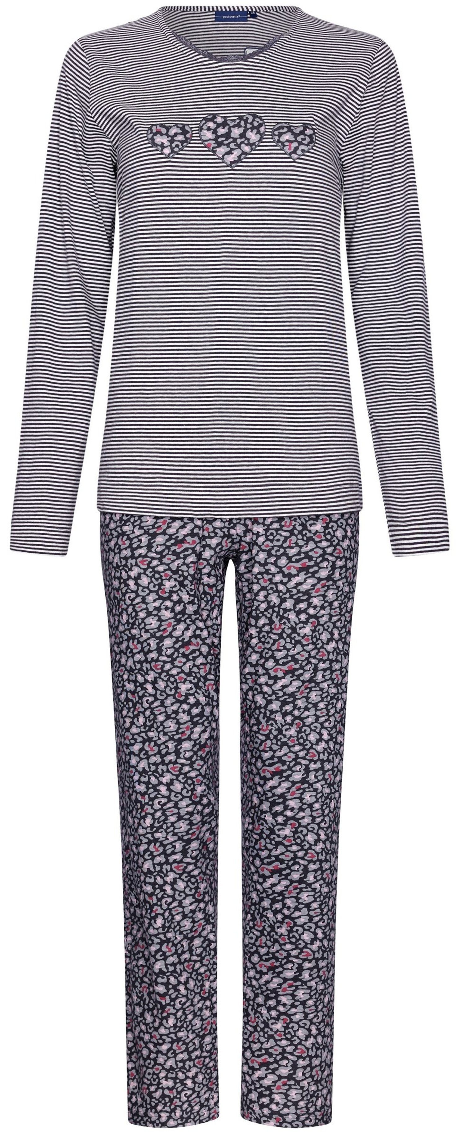 Pastunette Schlafanzug Damen Pyjama lang (2 tlg) günstig online kaufen