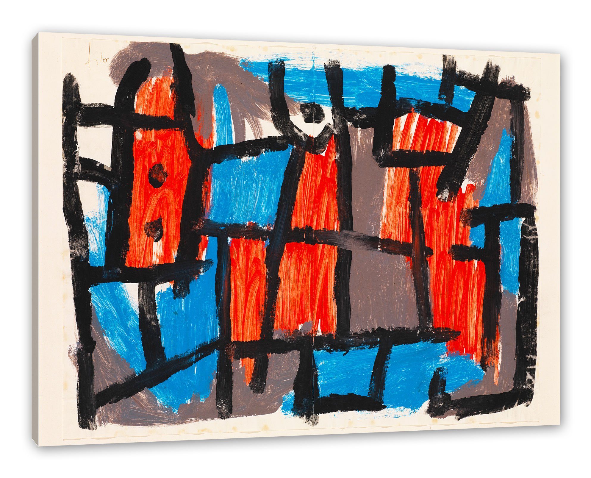 Leinwandbild Paul Klee - Die Stunden vor der Nacht