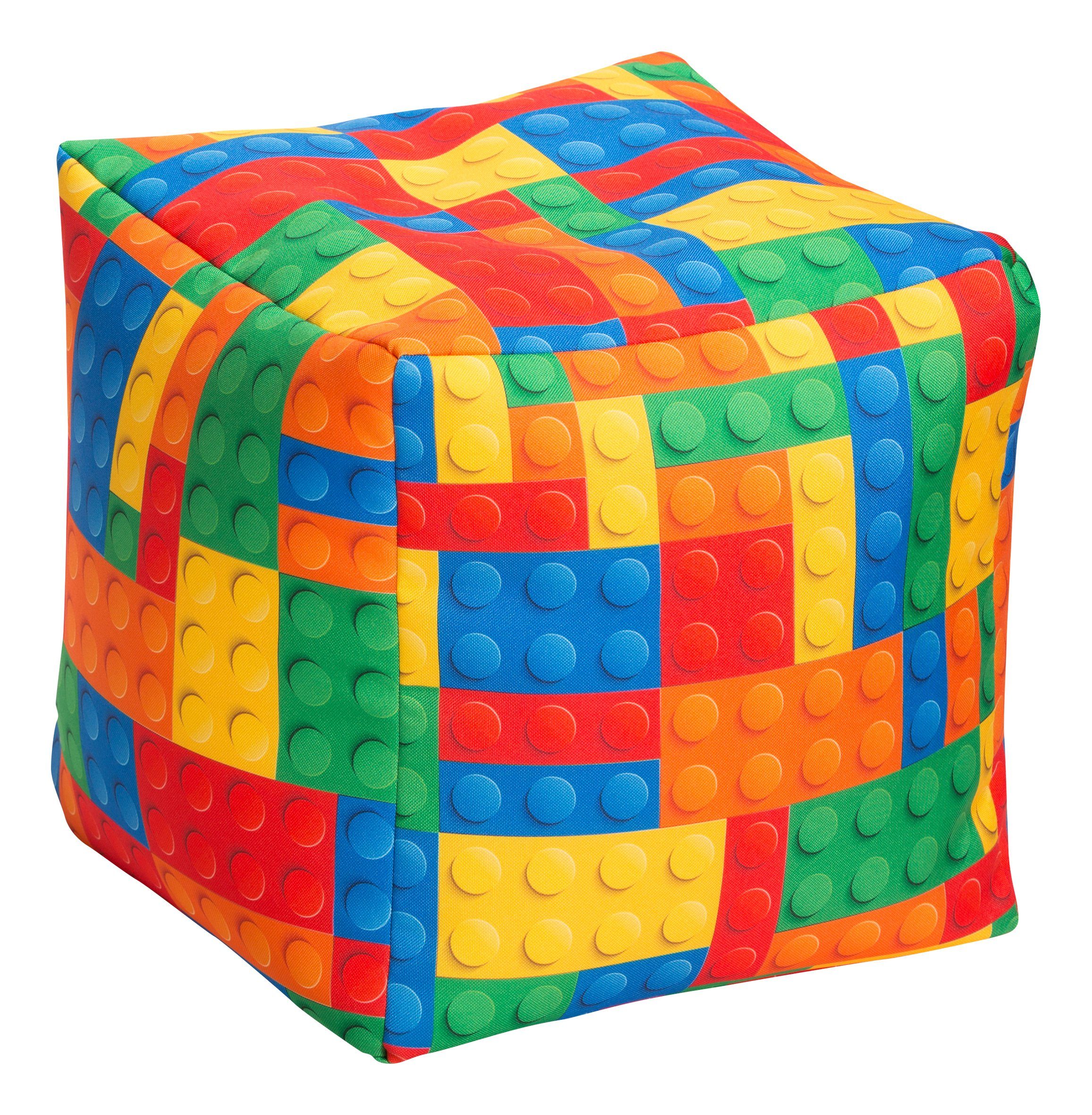 Magma Sitzsack Hocker 40x40cm Bunt