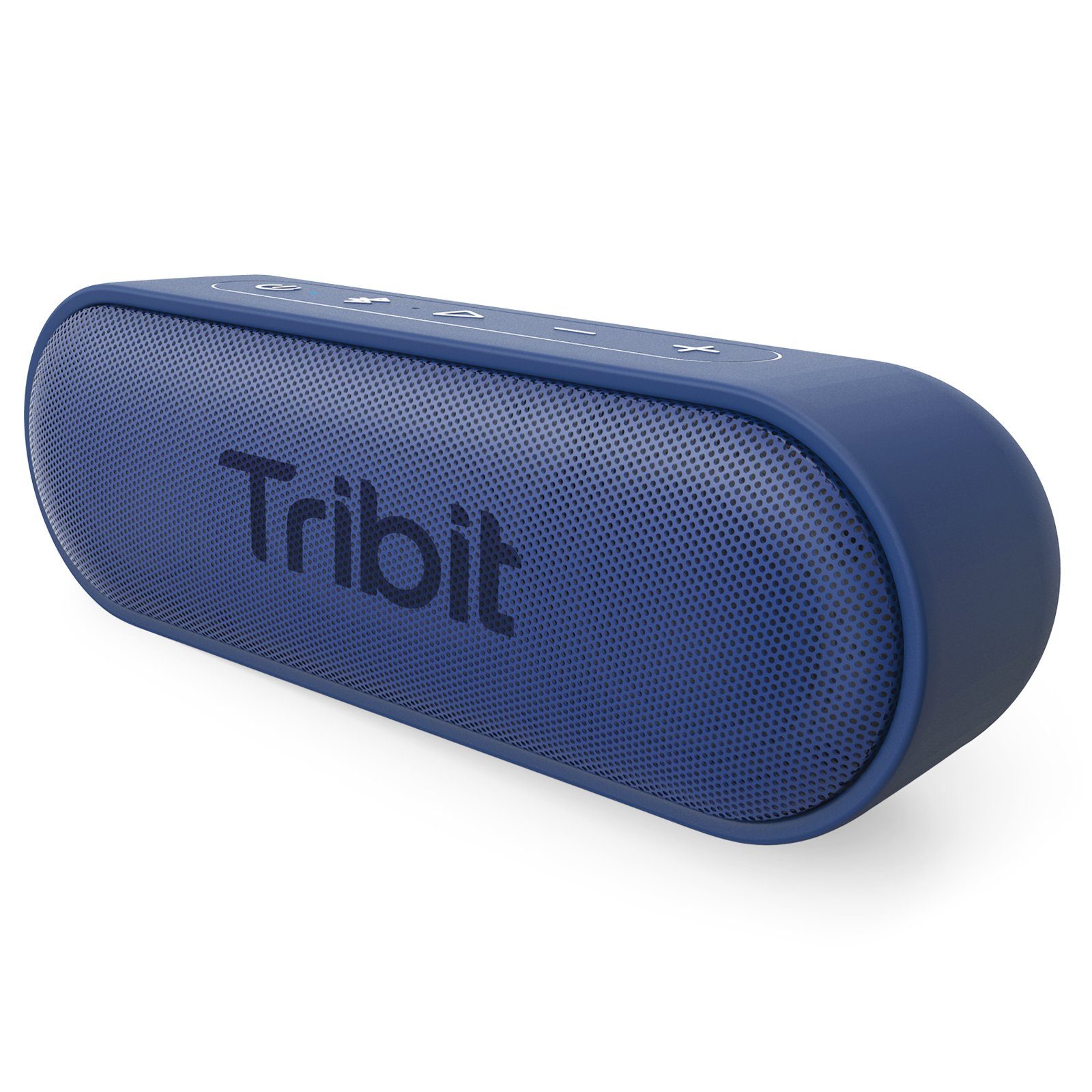 Tribit XSound Go Tragbarer Lautsprecher IPX7 Wasserdicht Bluetooth-Lautsprecher (Bluetooth, 16 W, 12W Tragbarer Lautsprecher Lauter Stereoklang, 24 Stunden Spielzeit) Blau