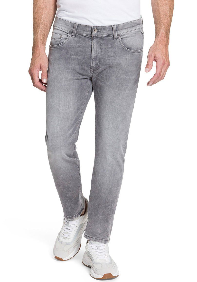 Eric light Jeans used Authentic Megaflex Pioneer grey Straight-Jeans