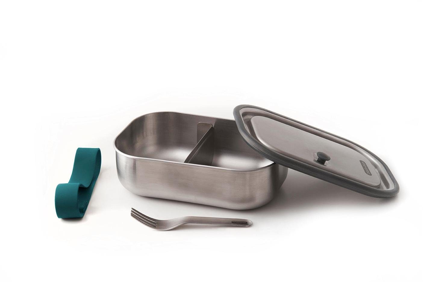 blau/edelstahlfarben