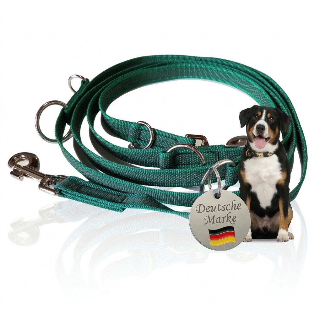 Activity4Dogs Hundeleine für große Hunde, Anti-Slip, 3 m lang, 4-fach verstellbar, TESTSIEGER, rutschfest, Nylon, sehr gut bei Regenwetter, Made in Germany