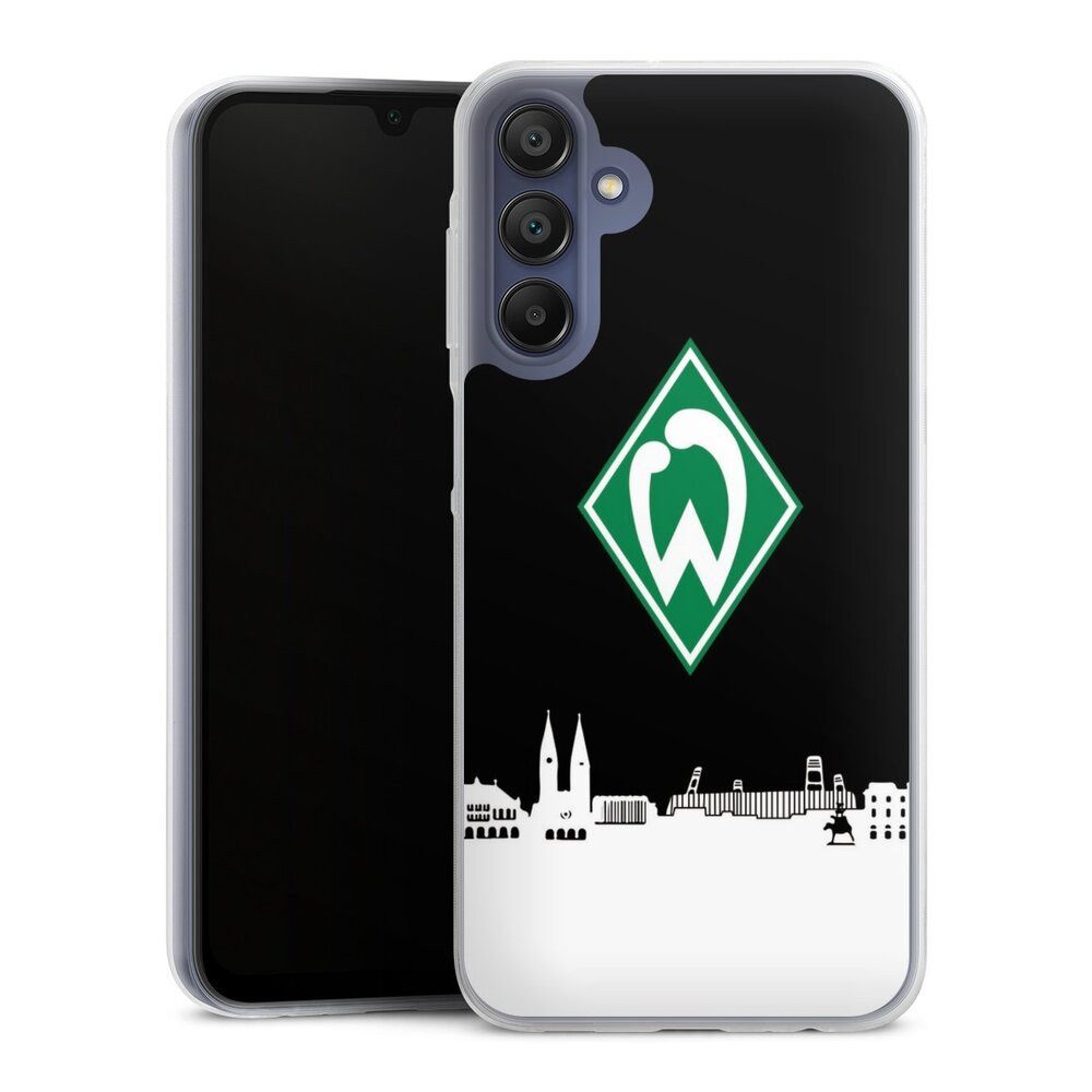 DeinDesign Handyhülle Offizielles Lizenzprodukt Skyline SV Werder Bremen WB Skyline, Samsung Galaxy A15 5G Slim Case Silikon Hülle Ultra Dünn Schutzhülle
