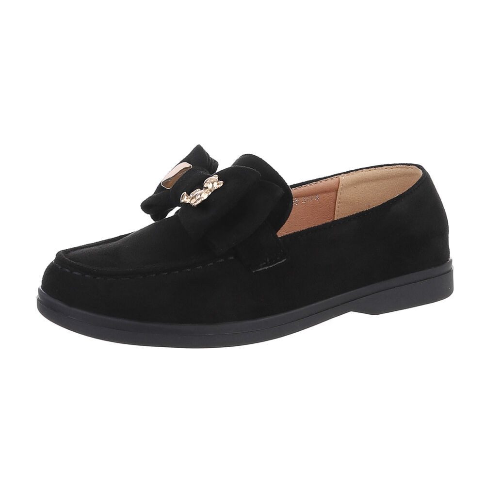 Ital-Design Damen Mokassins Freizeit Slipper (87118043) Blockabsatz Mokassi günstig online kaufen