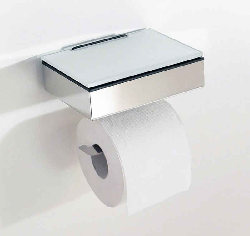 Schönbeck Design Toilettenpapierhalter Toilettenpapierhalter mit Feuchttücherbox