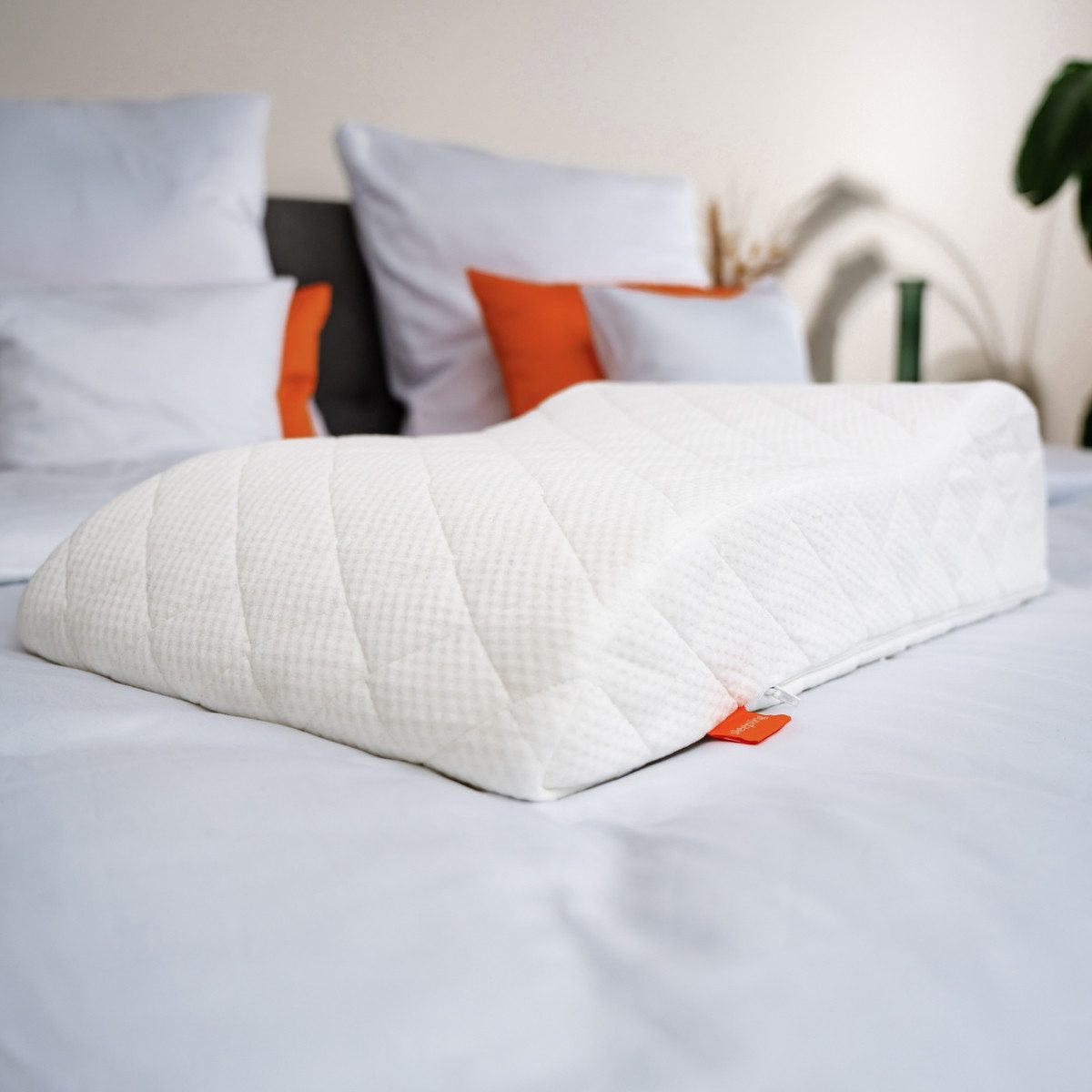 sleepling Venenkissen für Bett und Sofa, Lagerungskissen, für optimale und druckstellenfreie Hochlagerung der Beine