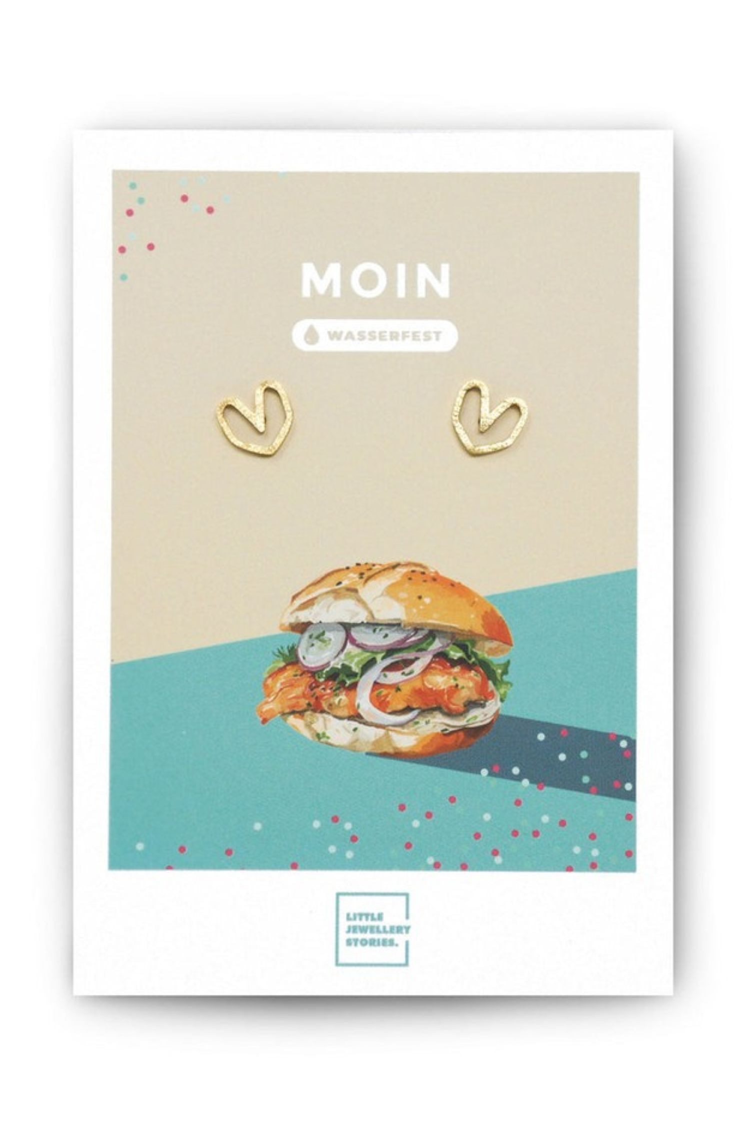 LITTLE JEWELLERY STORIES Paar Ohrstecker Earring MOIN