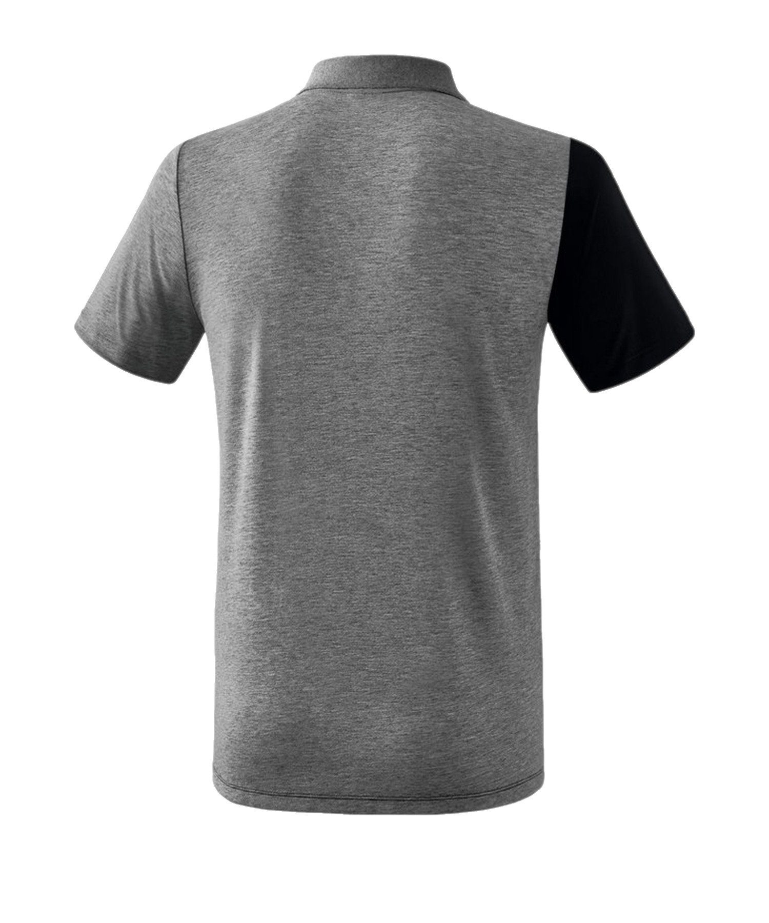Erima T-Shirt 5-C default Poloshirt SchwarzGrauWeiss