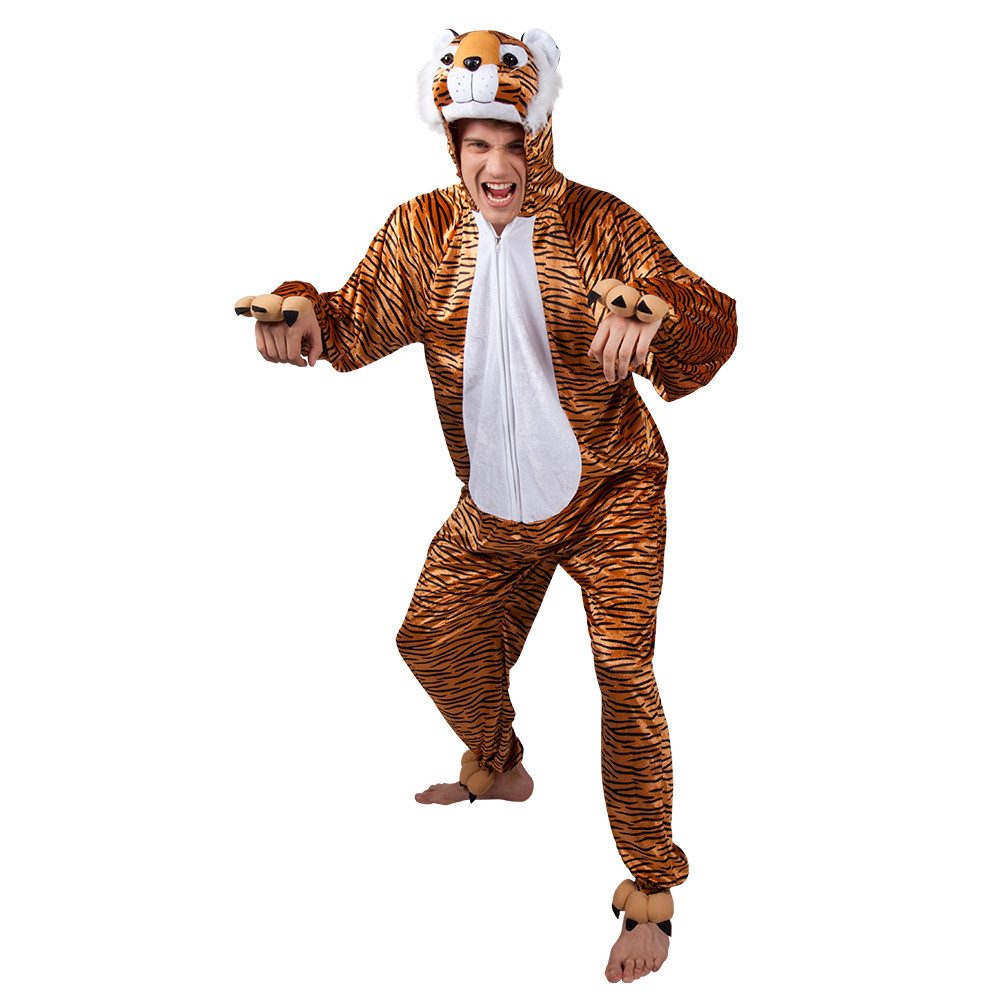 Boland Kostüm Tiger Kostüm für Erwachsene, Braun