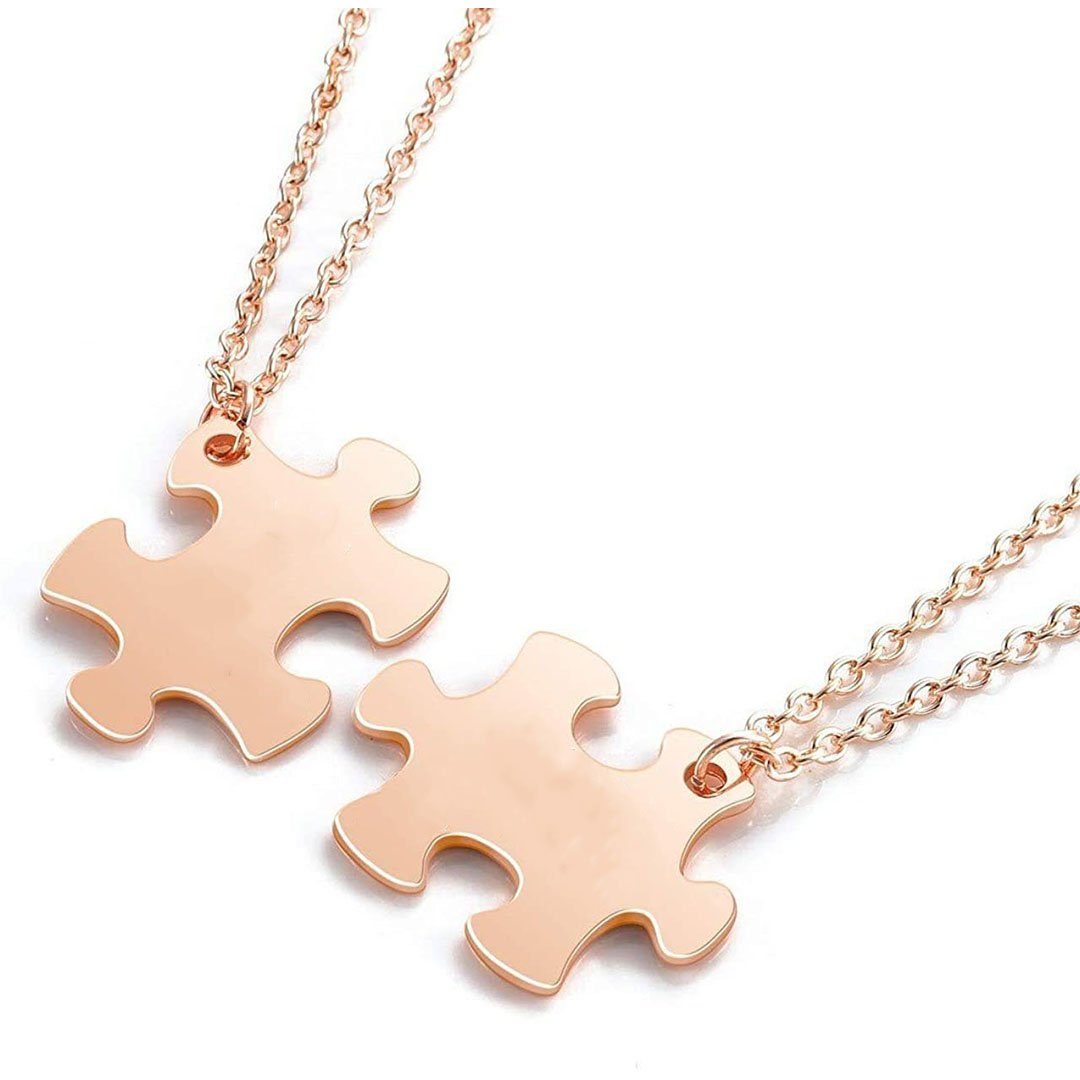 BEARSU Charm-Kette »Puzzle Halskette Legierung BFF Beste Freunde Halsketten  für Paare« online kaufen | OTTO