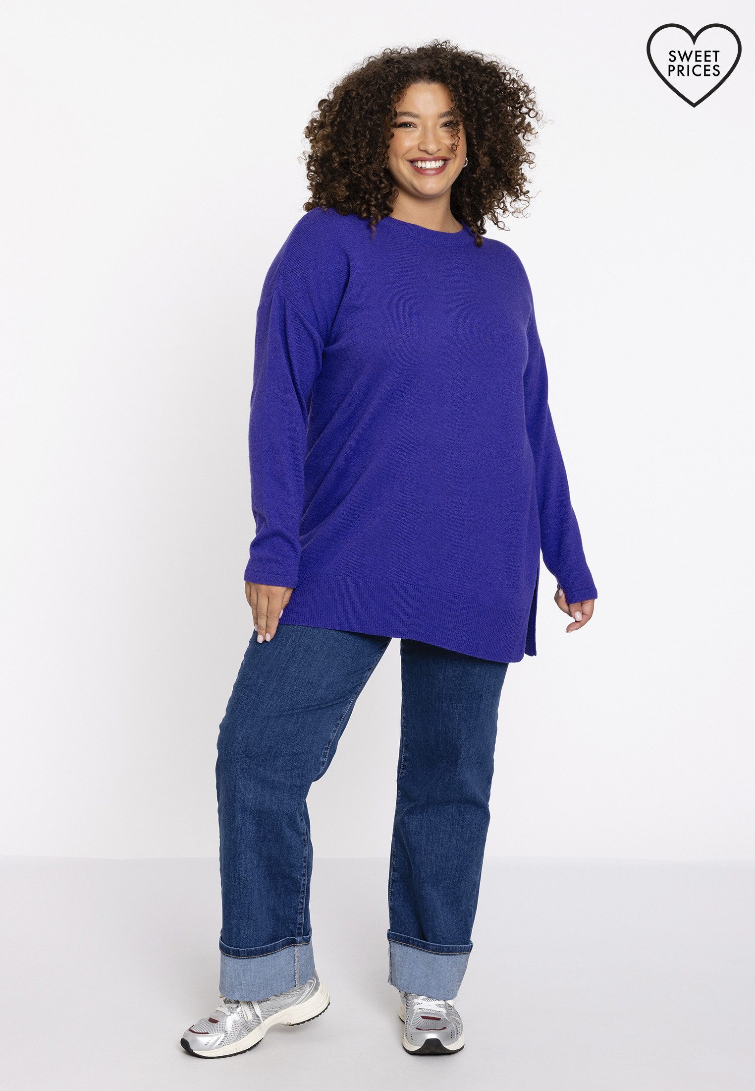 YOEK Longpullover Damen Pullover Große Größen