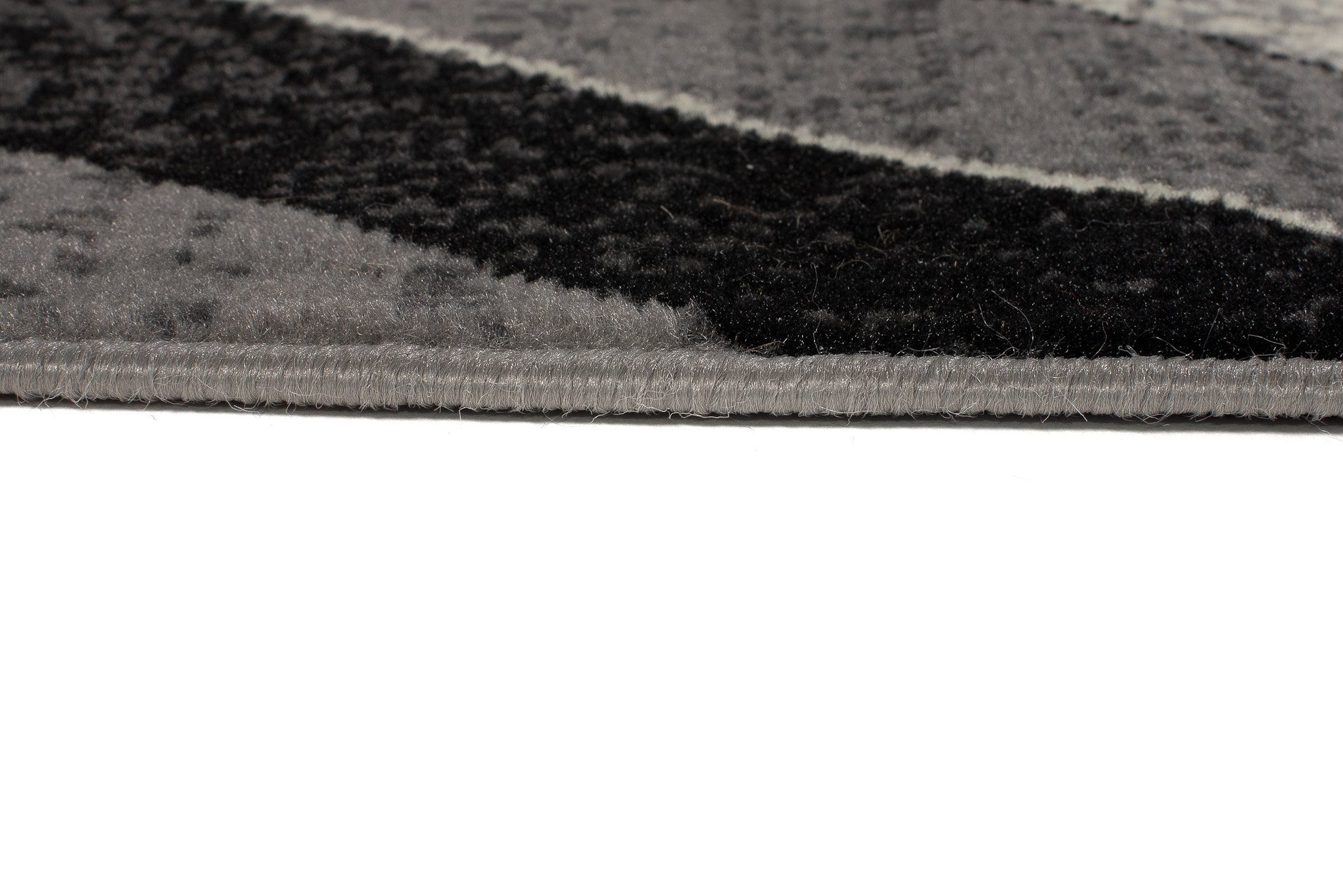 Mazovia Läufer Läufer Flurläufer Modern für Vorzimmer 100 cm Breit Grau, 100 x 100 cm, Kurzflor, Meterware, Höhe 8 mm