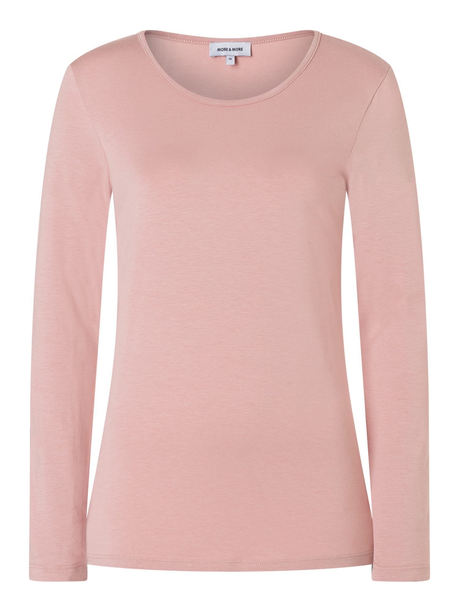MORE&MORE T-Shirt Basic-Rundhalsshirt