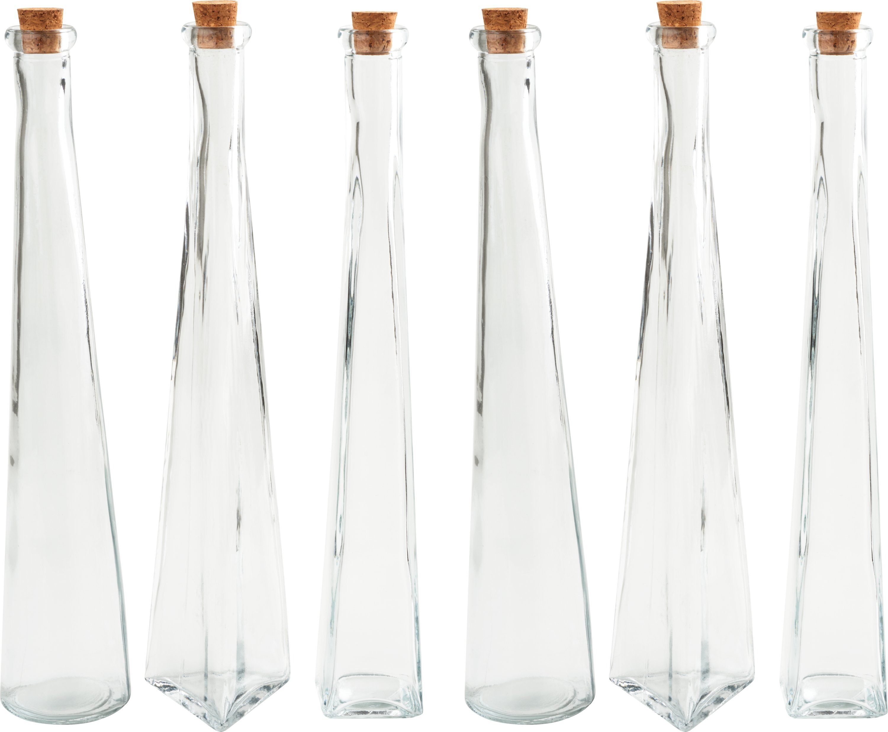 Geo, hoch cm Trinkflasche Glasflaschen VBS 32 6er-Pack