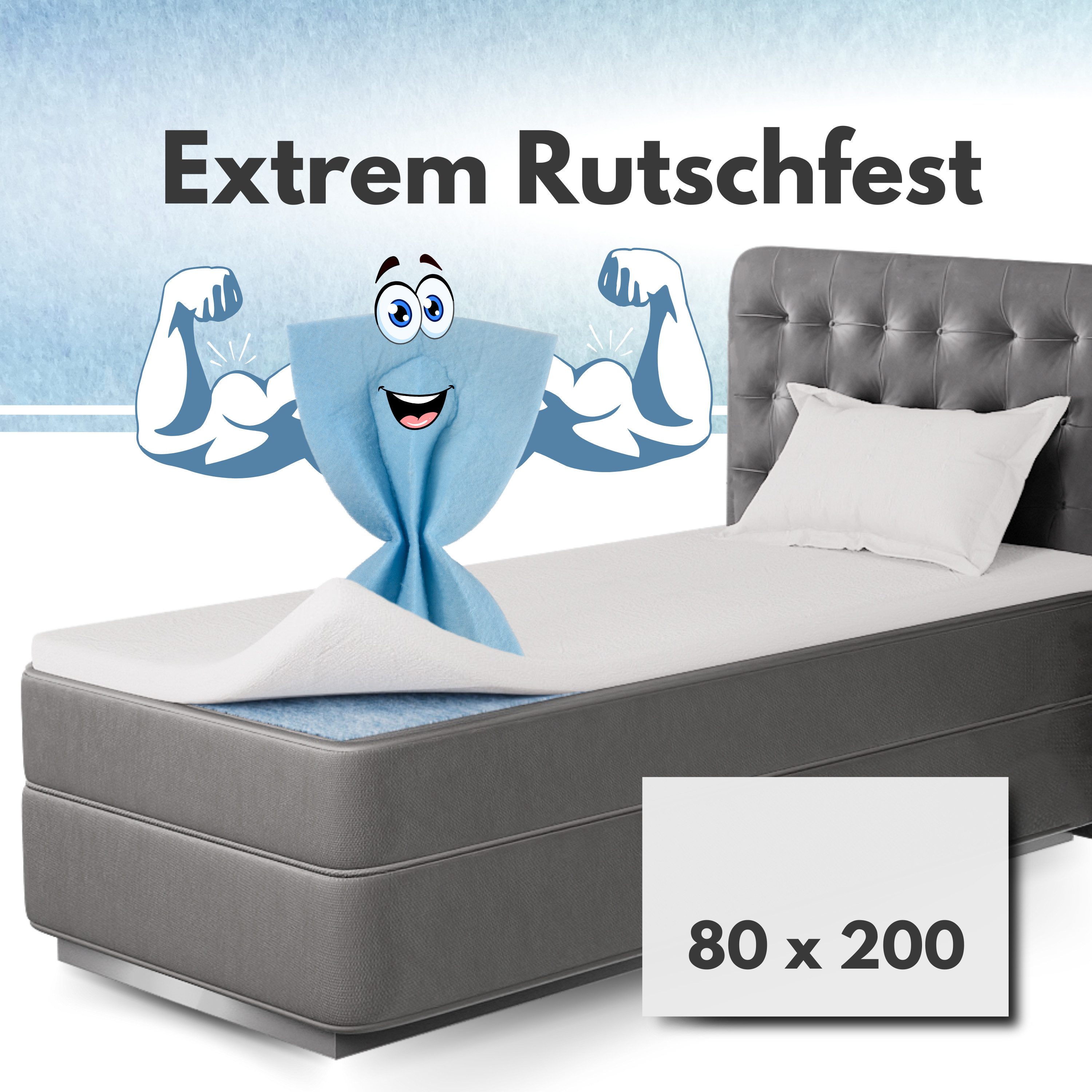 Matratzenschoner Topper Stopper, Antirutsch Matratzenschoner für günstig online kaufen