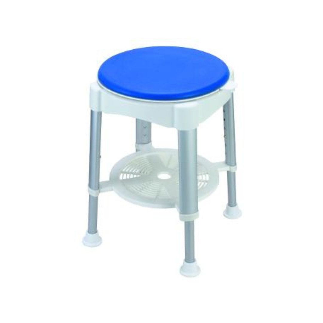 Sundo Homecare Duschhocker Duschhocker mit Soft Drehscheibe, belastbar bis 150,00 kg, belastbar bis 150kg
