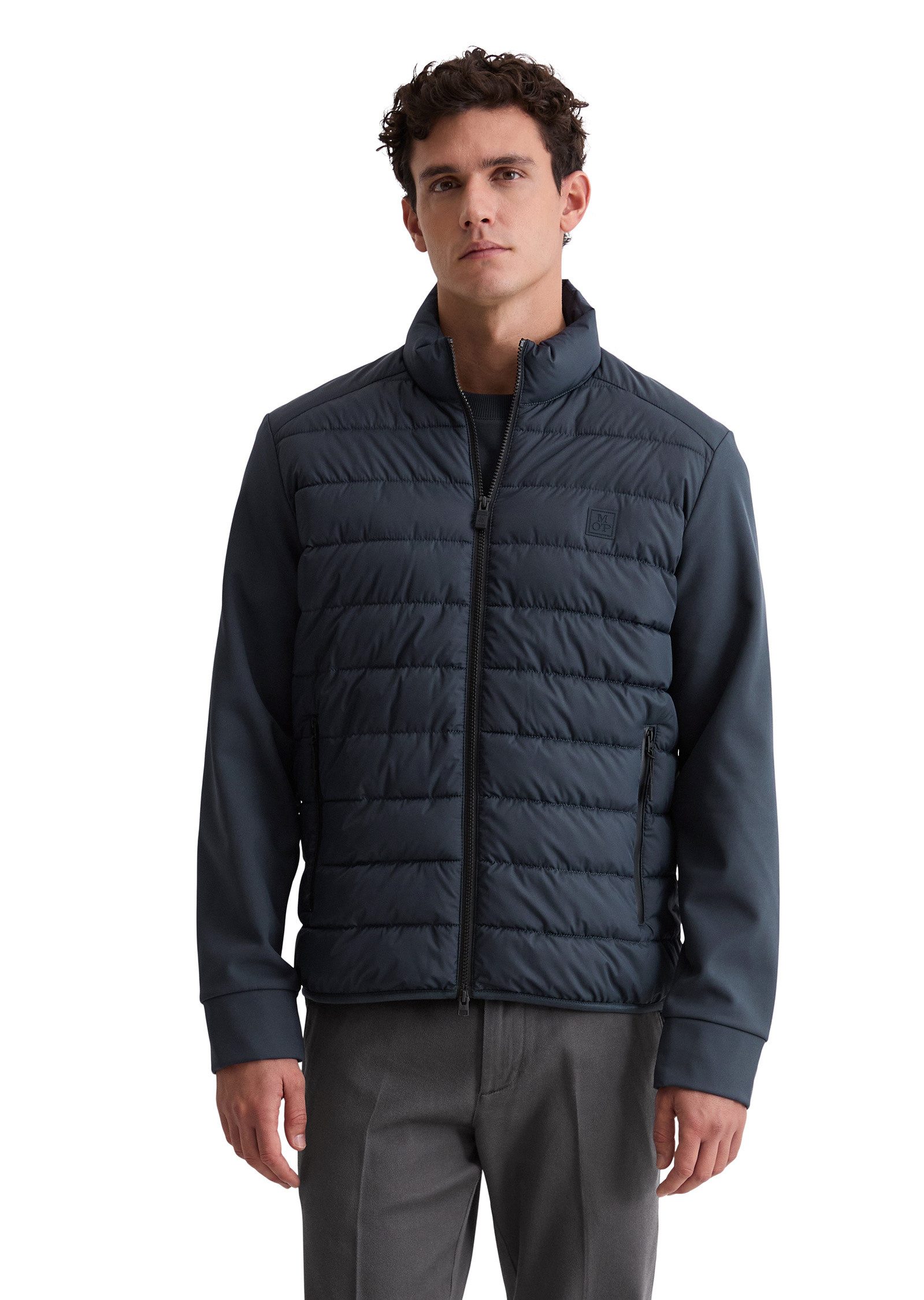 Marc O'Polo Outdoorjacke mit weichen Scuba-Ärmeln günstig online kaufen