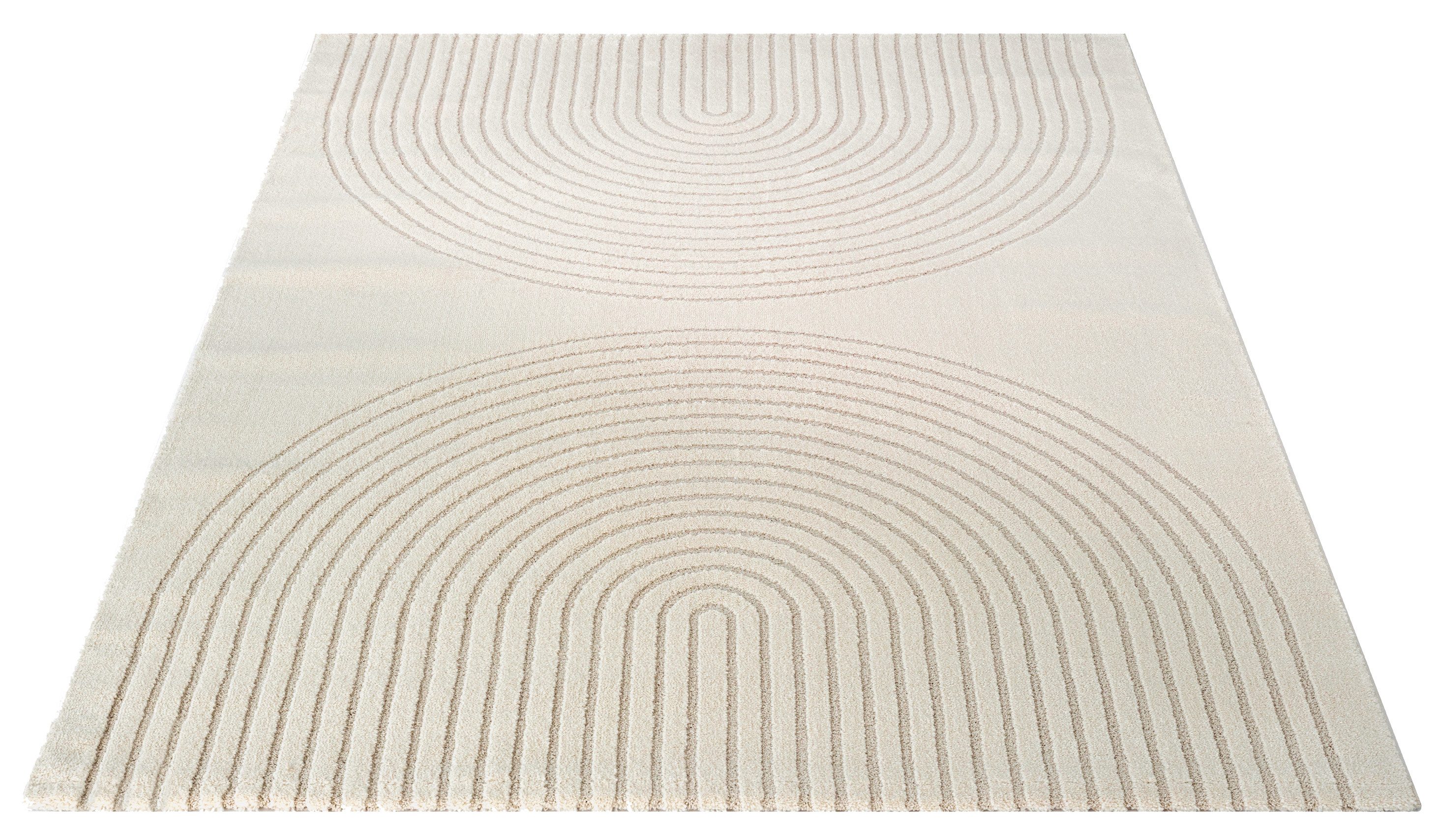 OTTO home Designteppich Soft Dune in Standard- und Premium-Qualität, 3D Optik/Hoch-Tief Effekt, rechteckig, moderner Wohnzimmer Teppich, hohe Flordichte und ang – Bild 3 von 5