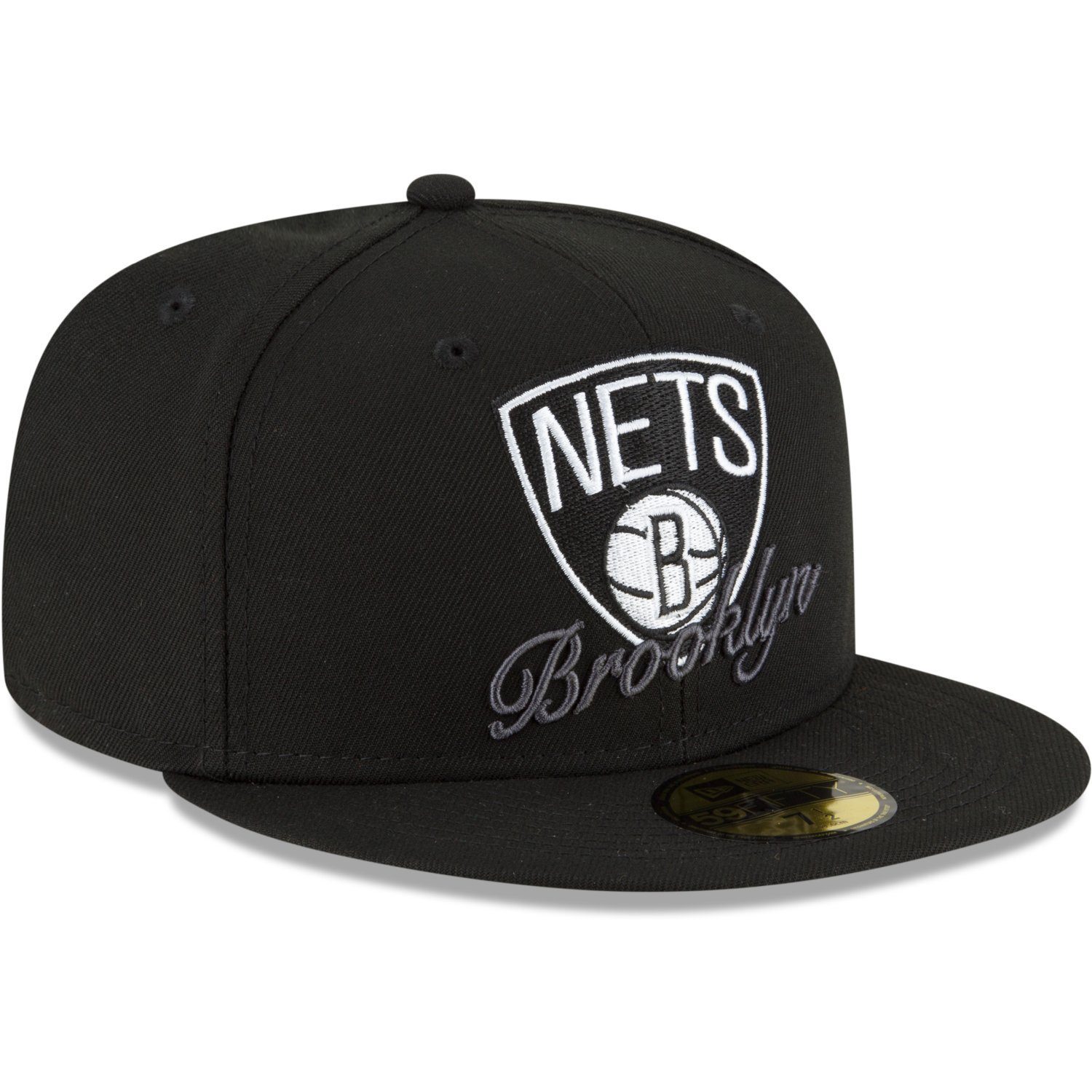 New Nets LOGO Fitted DUAL 59Fifty Cap Era Brooklyn
