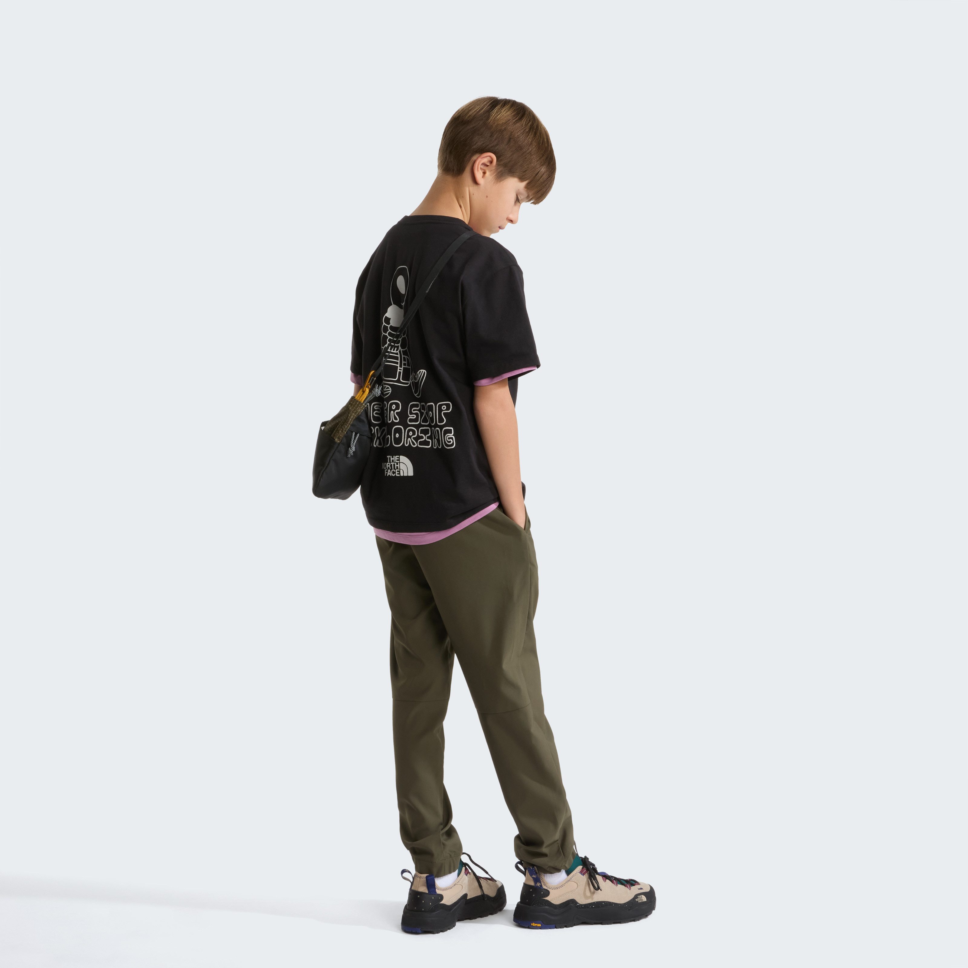 The North Face T-Shirt TEEN ALIEN RELAXED SS TEE - GRAPHIC für Jugendliche, mit sportlichem Stil, Kurzarmdesign