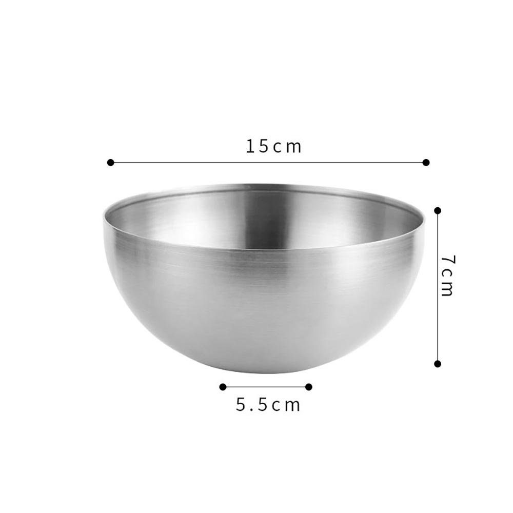 mixed24 Salatschüssel Salatschüssel Set aus Edelstahl Schüssel Schale Gold Silber, (4-tlg)