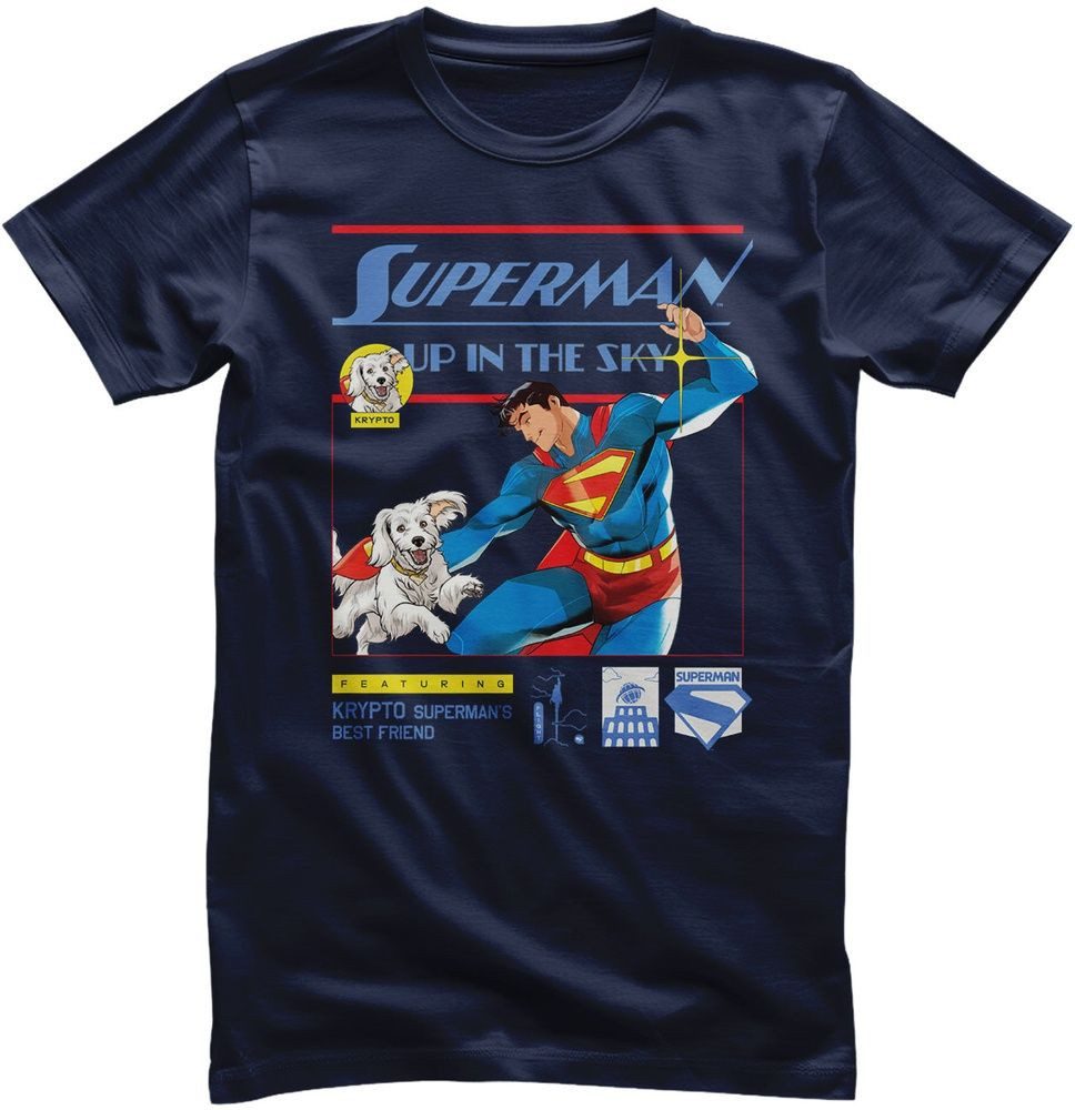Superman T-Shirt Superman Up In The Sky T-Shirt