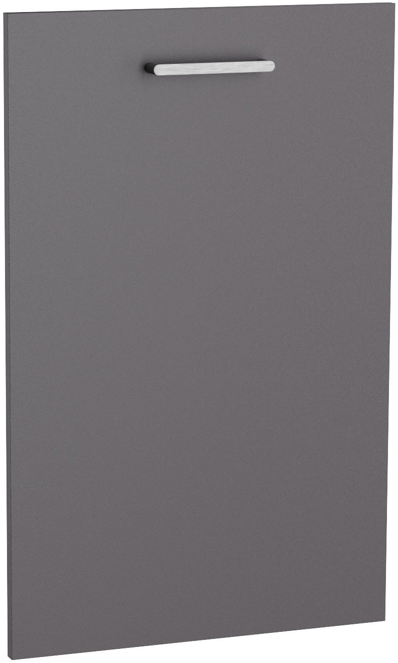 KOCHSTATION Frontblende KS-Lucy, Breite 45 cm, Metallgriff, für vollintegrierten Geschirrspüler