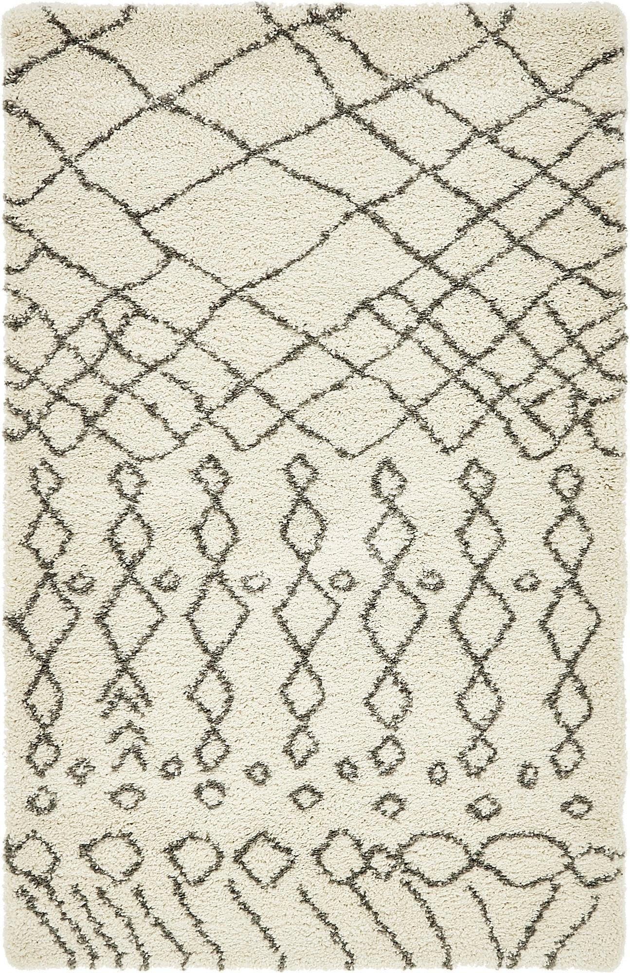 Myflair Möbel & Accessoires Hochflor-Teppich Temara Shag, LAGERRÄUMUNG!, rechteckig, Höhe: 51 mm, gewebt, Scandi Design, ideal im Wohnzimmer & Schlafzimmer