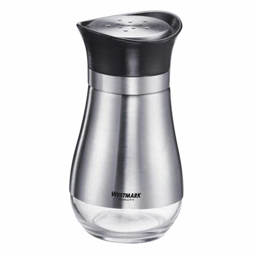 WESTMARK Salz- / Pfefferstreuer Set Gewürzstreuer, 2 Stück, Mit Sichtfenster, Universelle Lochung